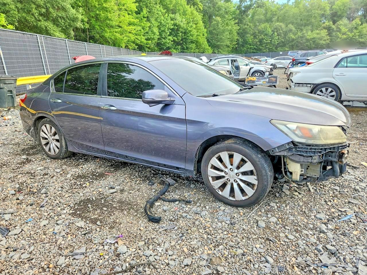 2013 Honda Accord Ex Gray vin: 1HGCR2F70DA244221