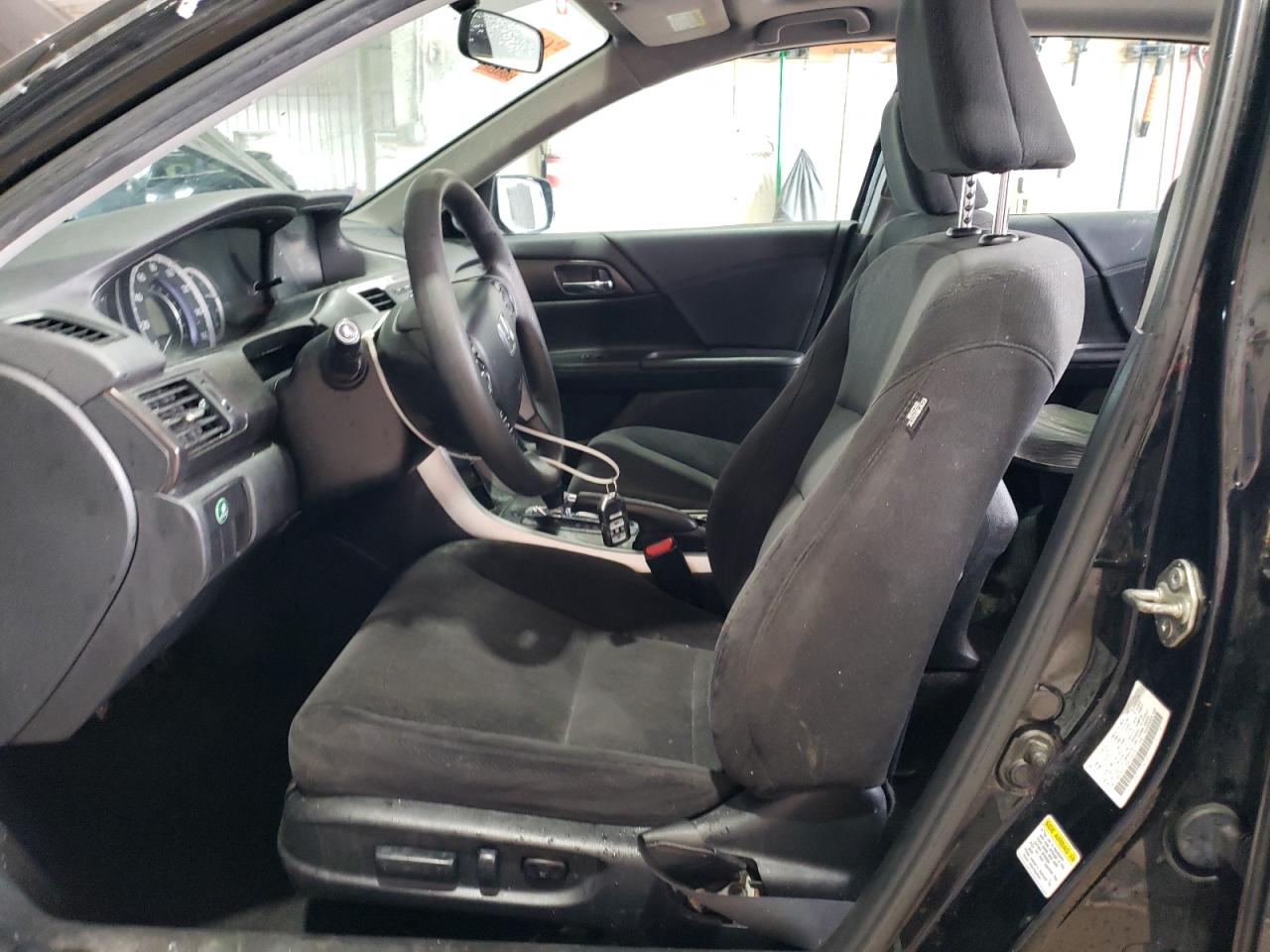 2014 Honda Accord Ex Black vin: 1HGCR2F70EA059524 Damage: Steering Wheel, Worn, Replacement Required