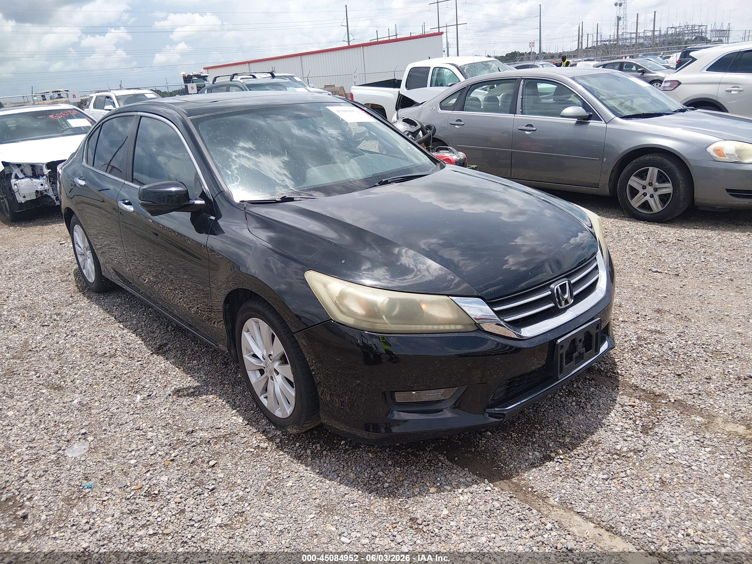 2014 Honda Accord Ex Black vin: 1HGCR2F70EA075822