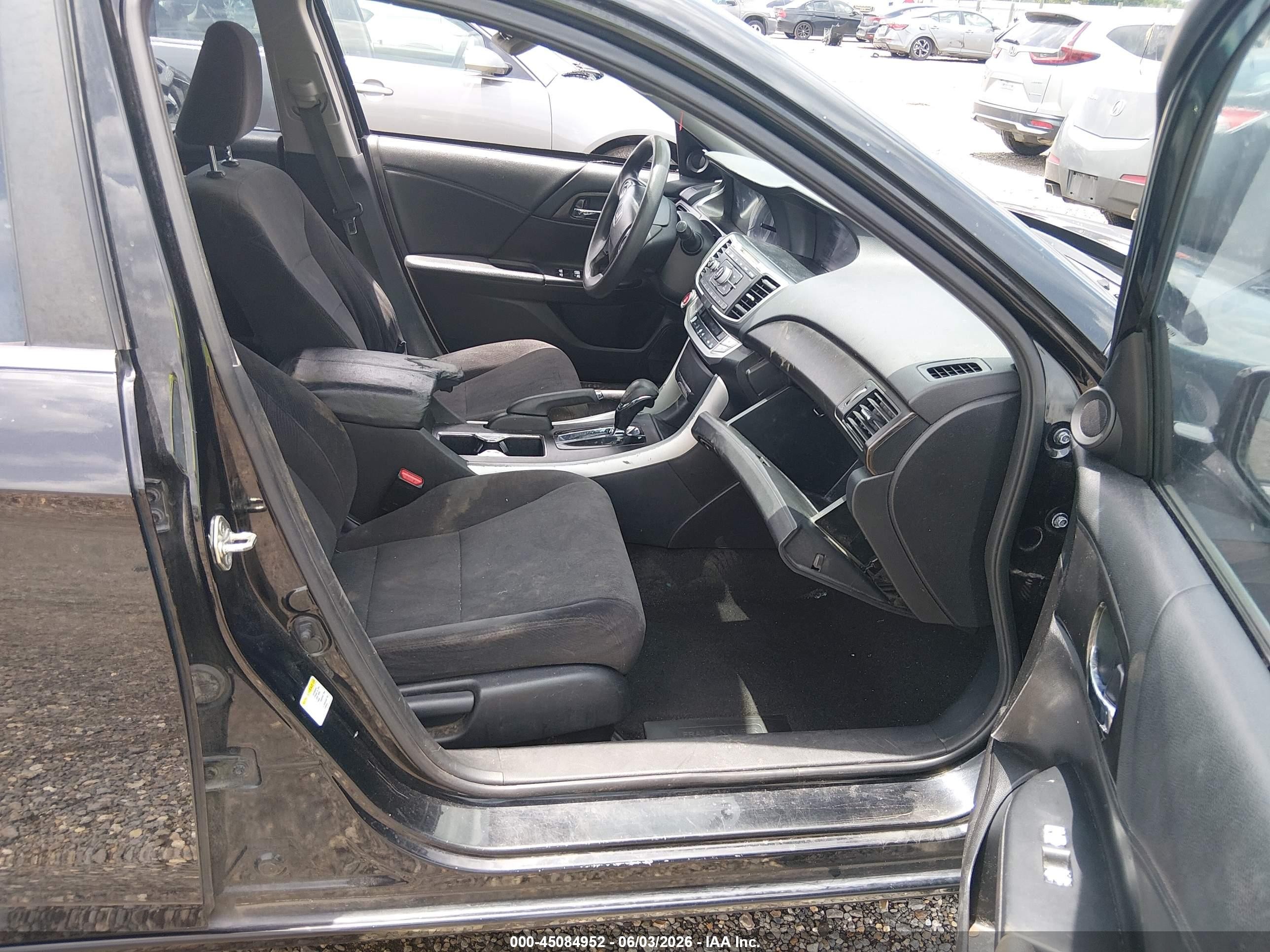 2014 Honda Accord Ex Black vin: 1HGCR2F70EA075822
