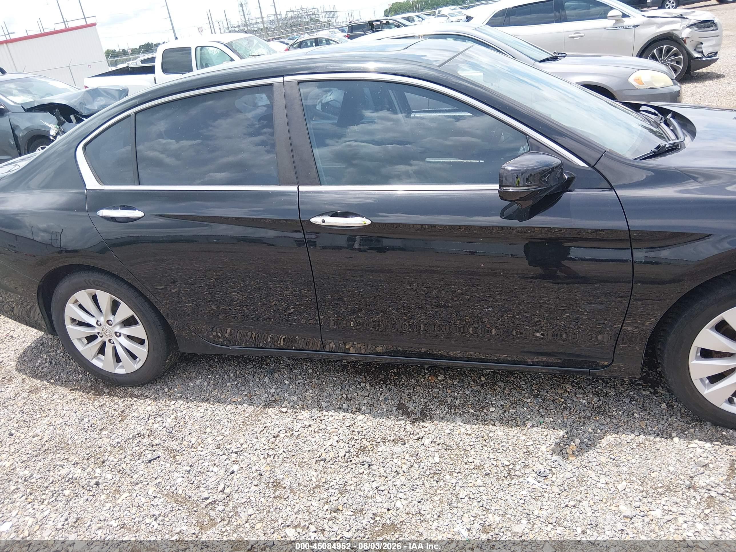 2014 Honda Accord Ex Black vin: 1HGCR2F70EA075822