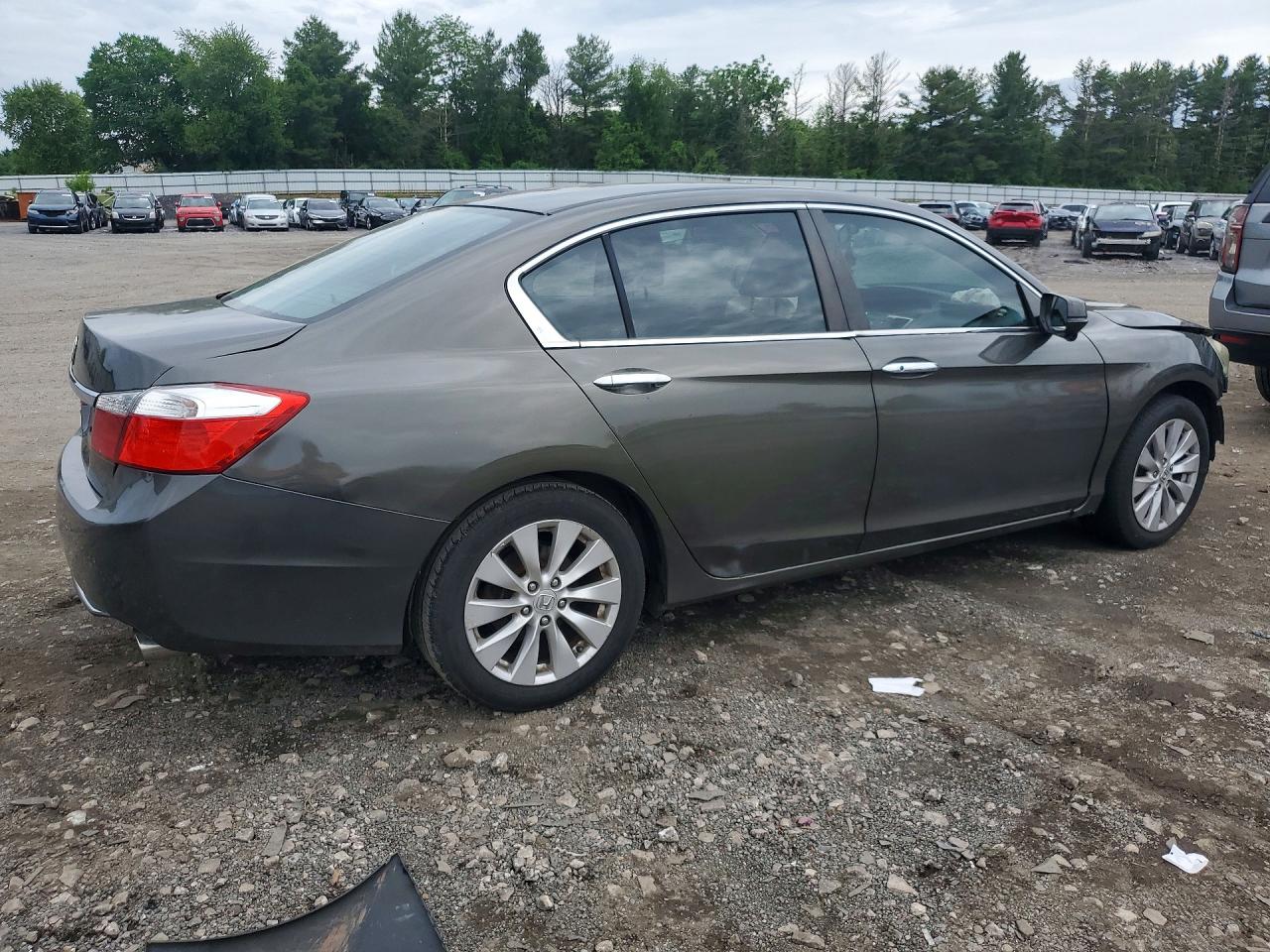 2014 Honda Accord Ex Gray vin: 1HGCR2F70EA085718