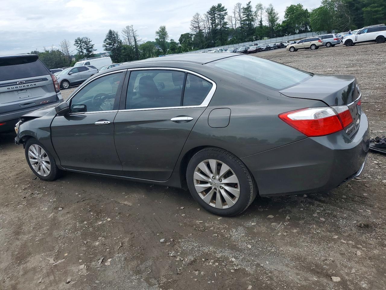 2014 Honda Accord Ex Gray vin: 1HGCR2F70EA085718