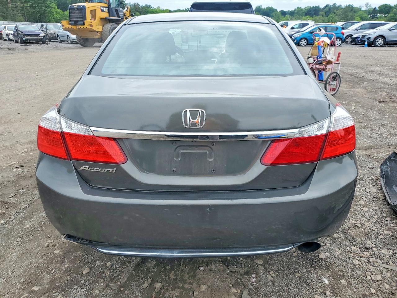 2014 Honda Accord Ex Gray vin: 1HGCR2F70EA085718