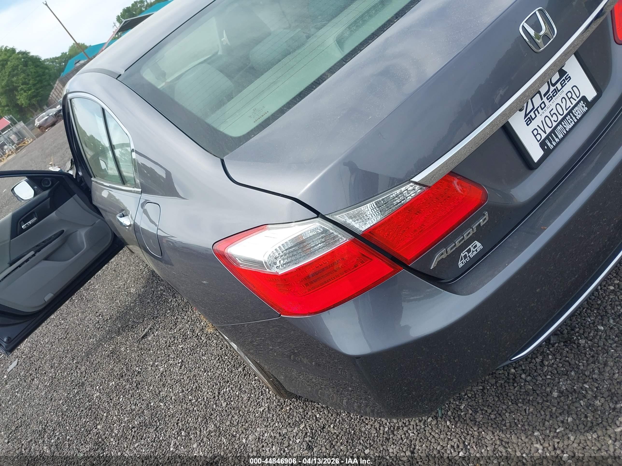 2014 Honda Accord Ex Gray vin: 1HGCR2F70EA102226