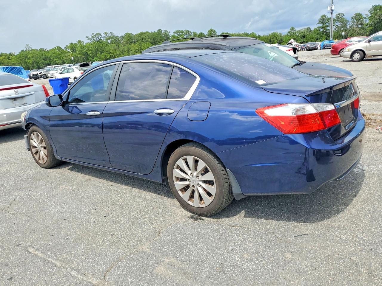 2014 Honda Accord Ex Blue vin: 1HGCR2F70EA161471