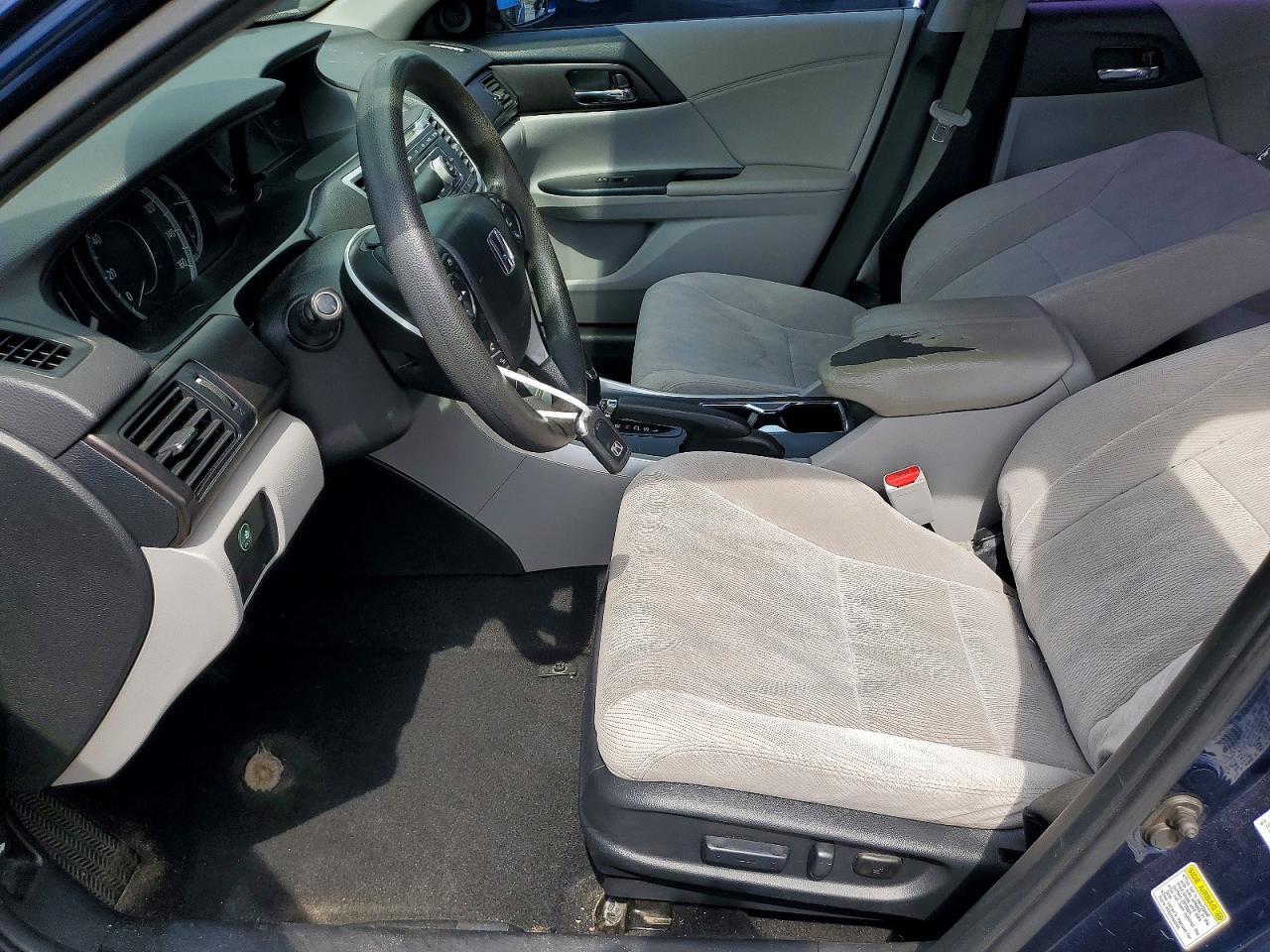 2014 Honda Accord Ex Blue vin: 1HGCR2F70EA161471