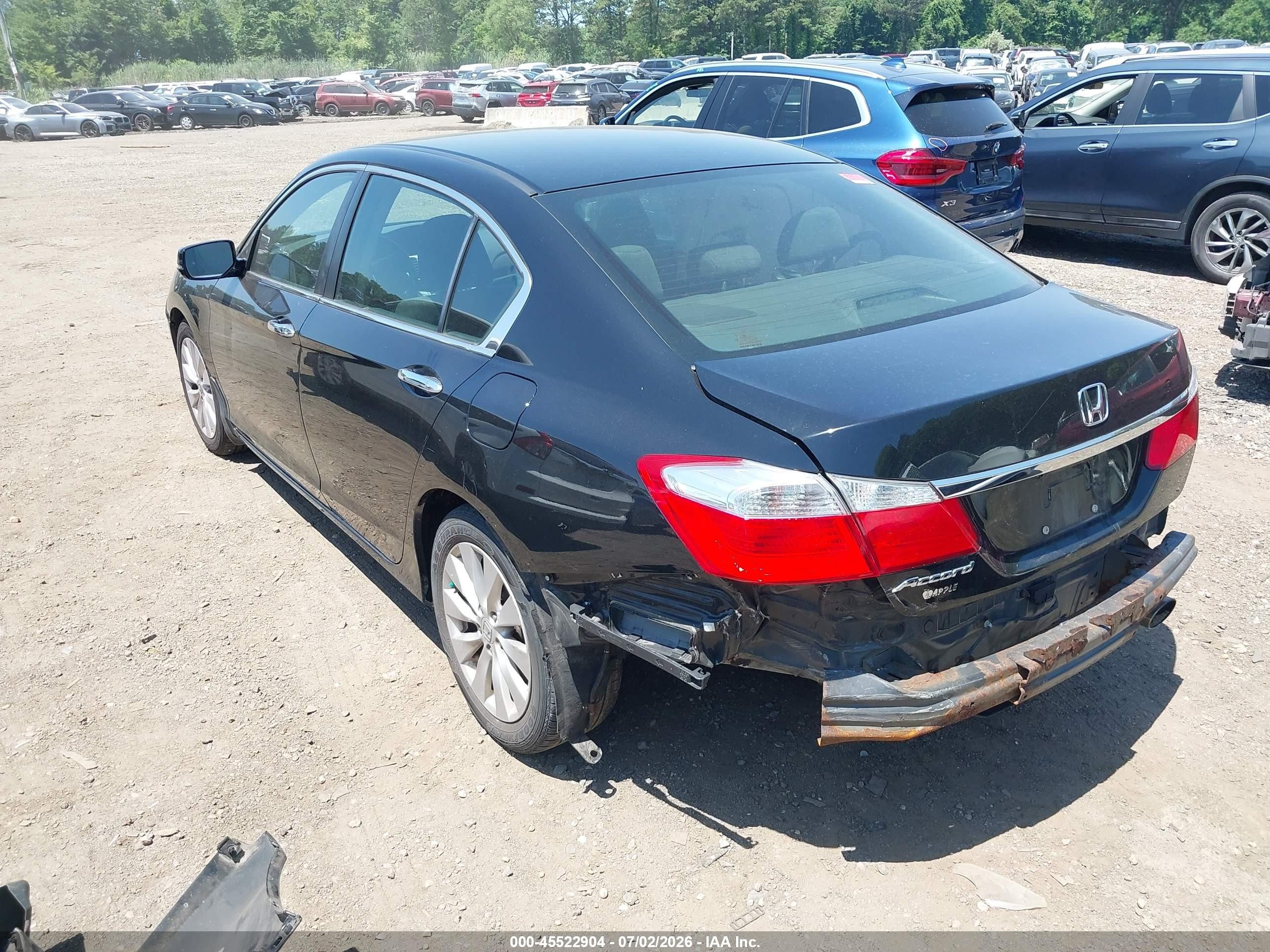 2014 Honda Accord Ex Black vin: 1HGCR2F70EA197869