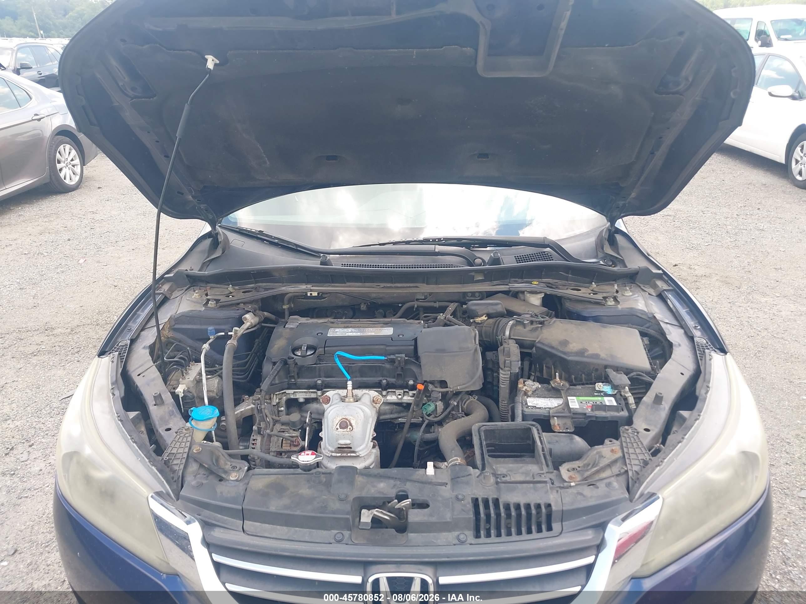 2014 Honda Accord Ex Blue vin: 1HGCR2F70EA277446