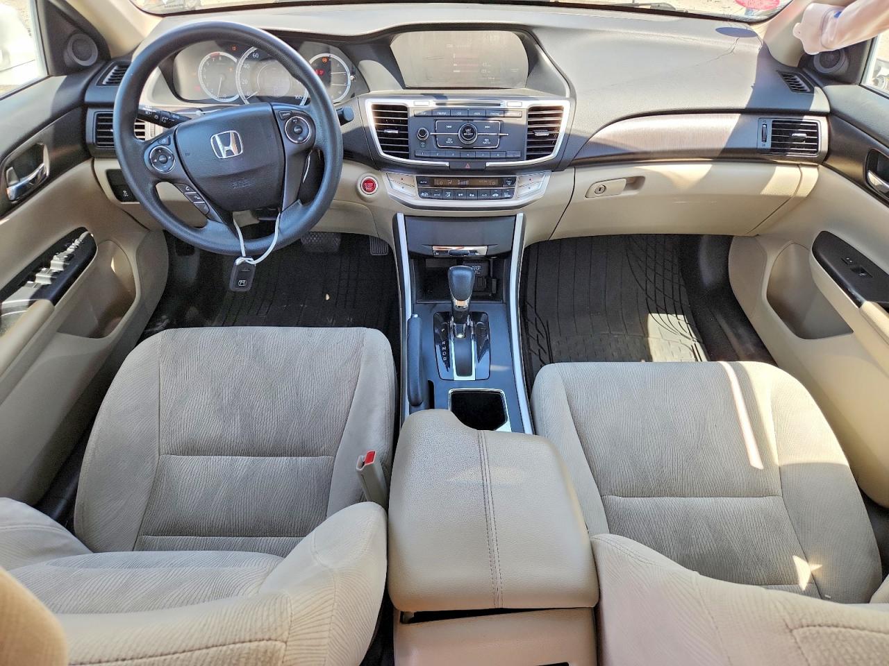2015 Honda Accord Ex White vin: 1HGCR2F70FA027156