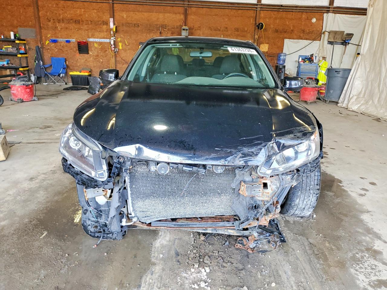 2015 Honda Accord Ex Black vin: 1HGCR2F70FA038075