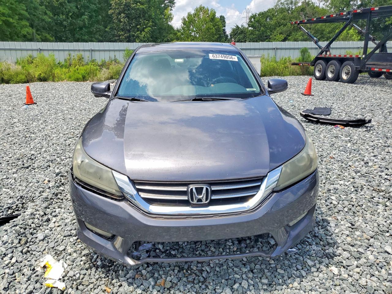 2015 Honda Accord Ex Gray vin: 1HGCR2F70FA047584