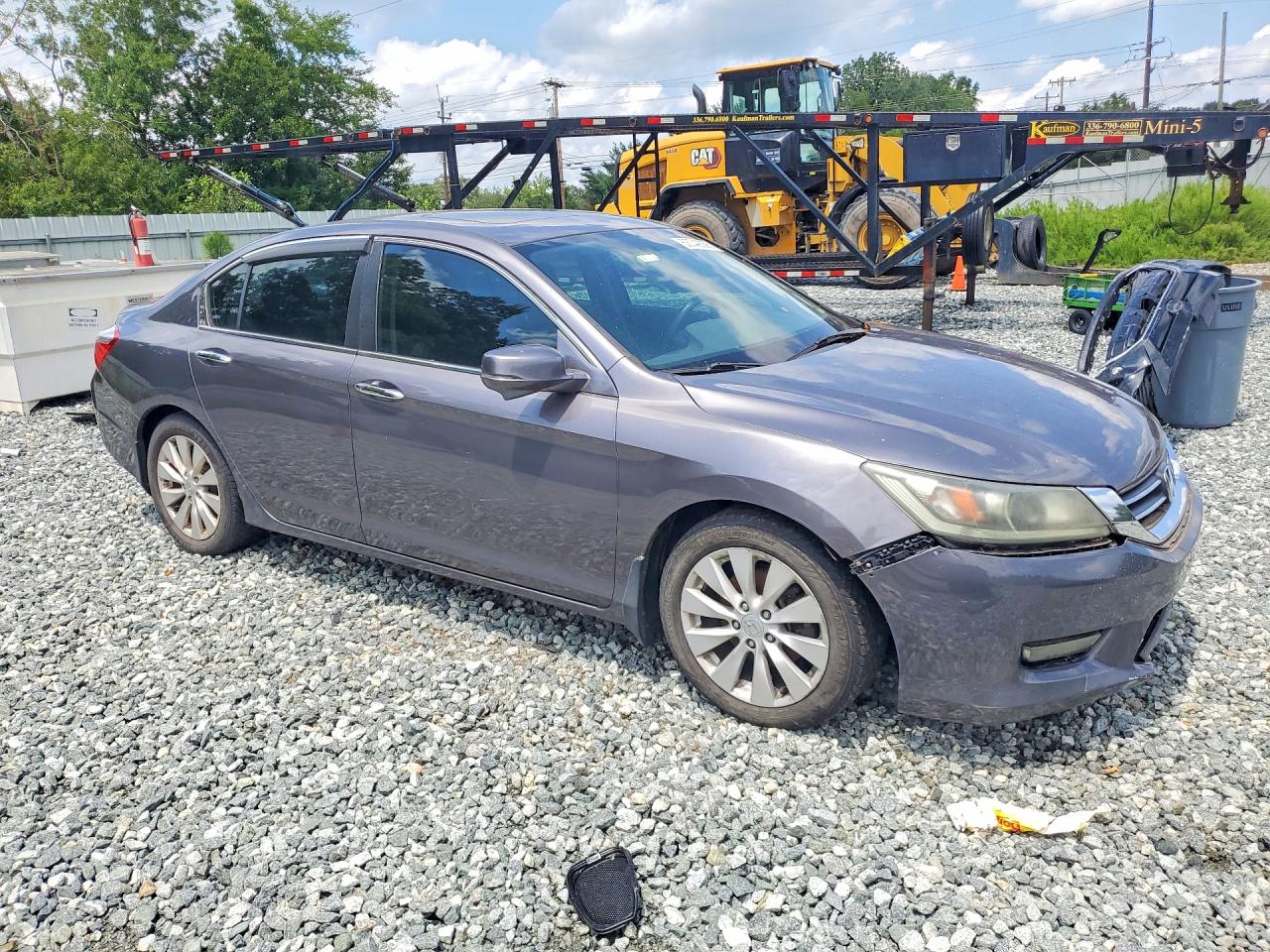 2015 Honda Accord Ex Gray vin: 1HGCR2F70FA047584