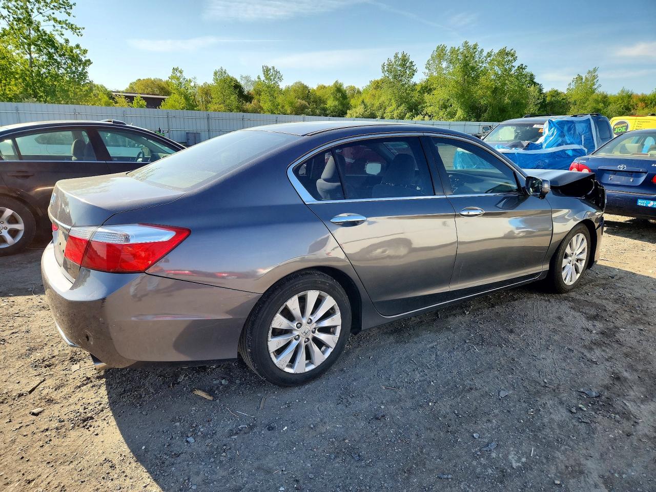 2015 Honda Accord Ex Gray vin: 1HGCR2F70FA122008