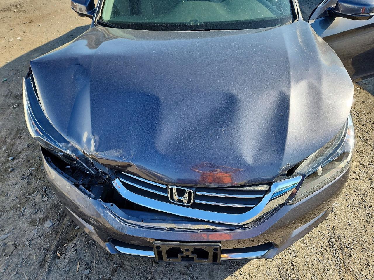 2015 Honda Accord Ex Gray vin: 1HGCR2F70FA122008
