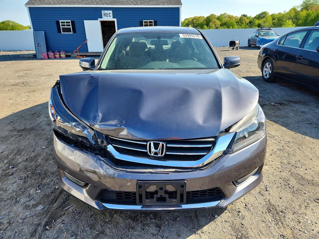 2015 Honda Accord Ex Gray vin: 1HGCR2F70FA122008