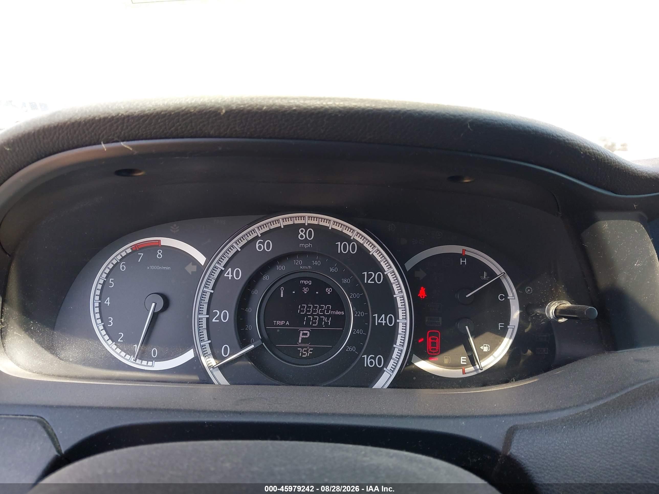 2015 Honda Accord Ex Gray vin: 1HGCR2F70FA207446