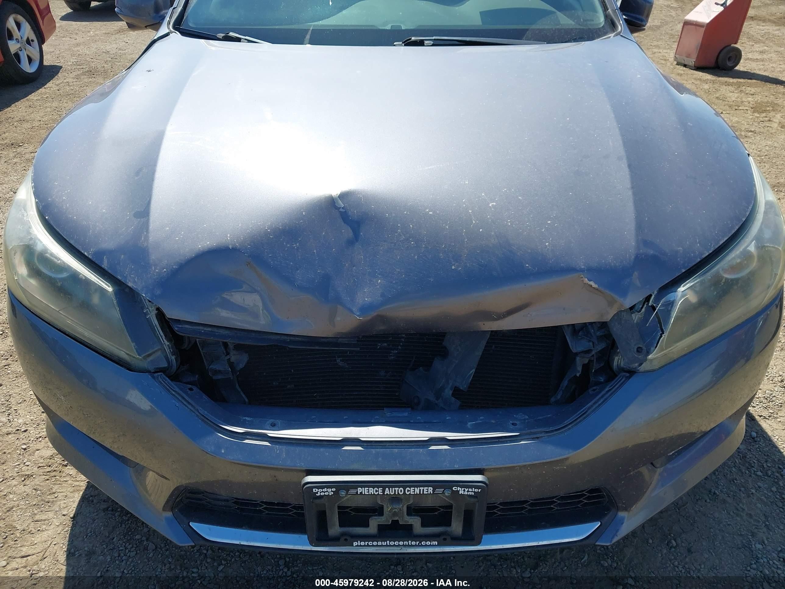 2015 Honda Accord Ex Gray vin: 1HGCR2F70FA207446
