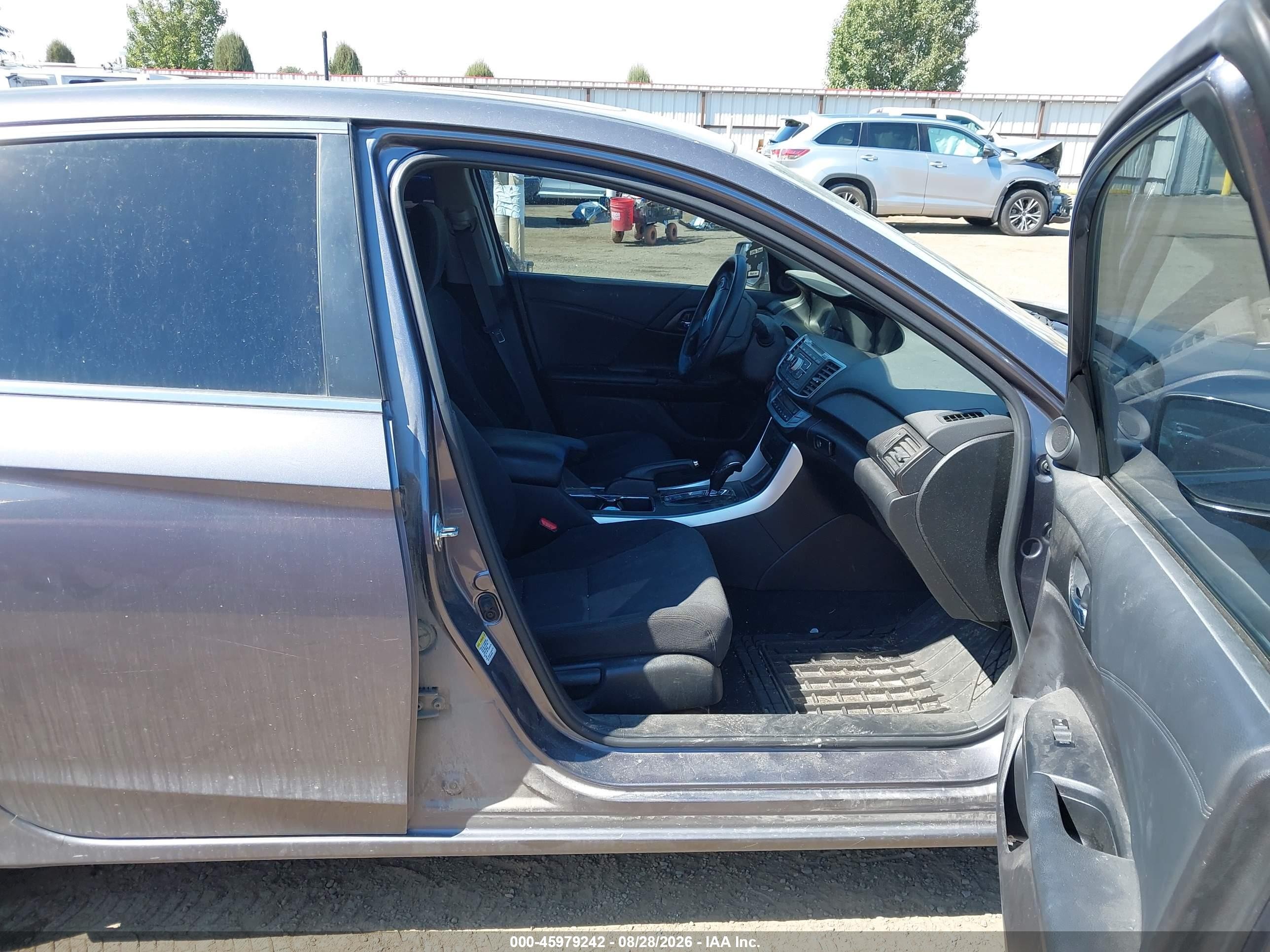 2015 Honda Accord Ex Gray vin: 1HGCR2F70FA207446