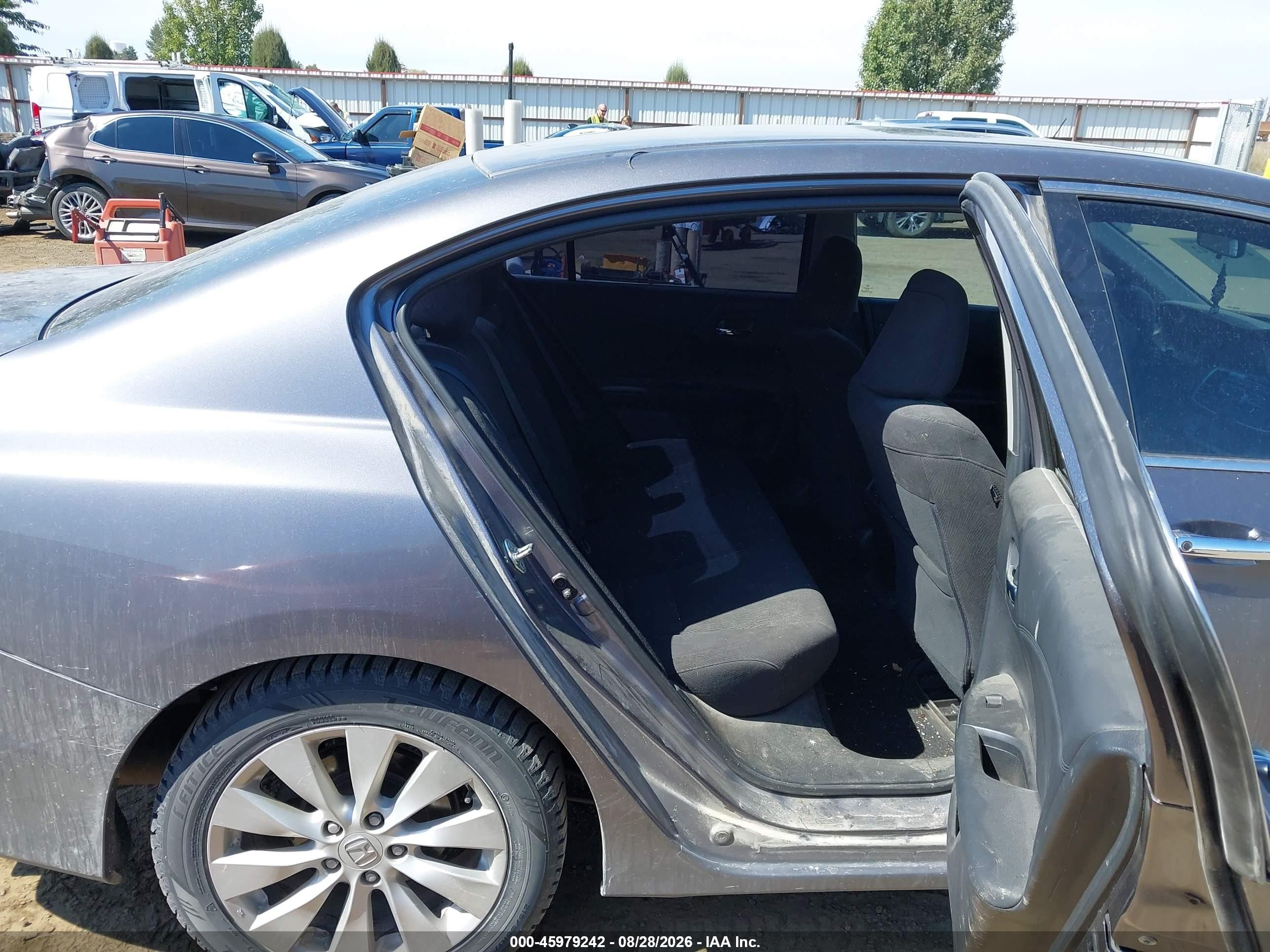2015 Honda Accord Ex Gray vin: 1HGCR2F70FA207446