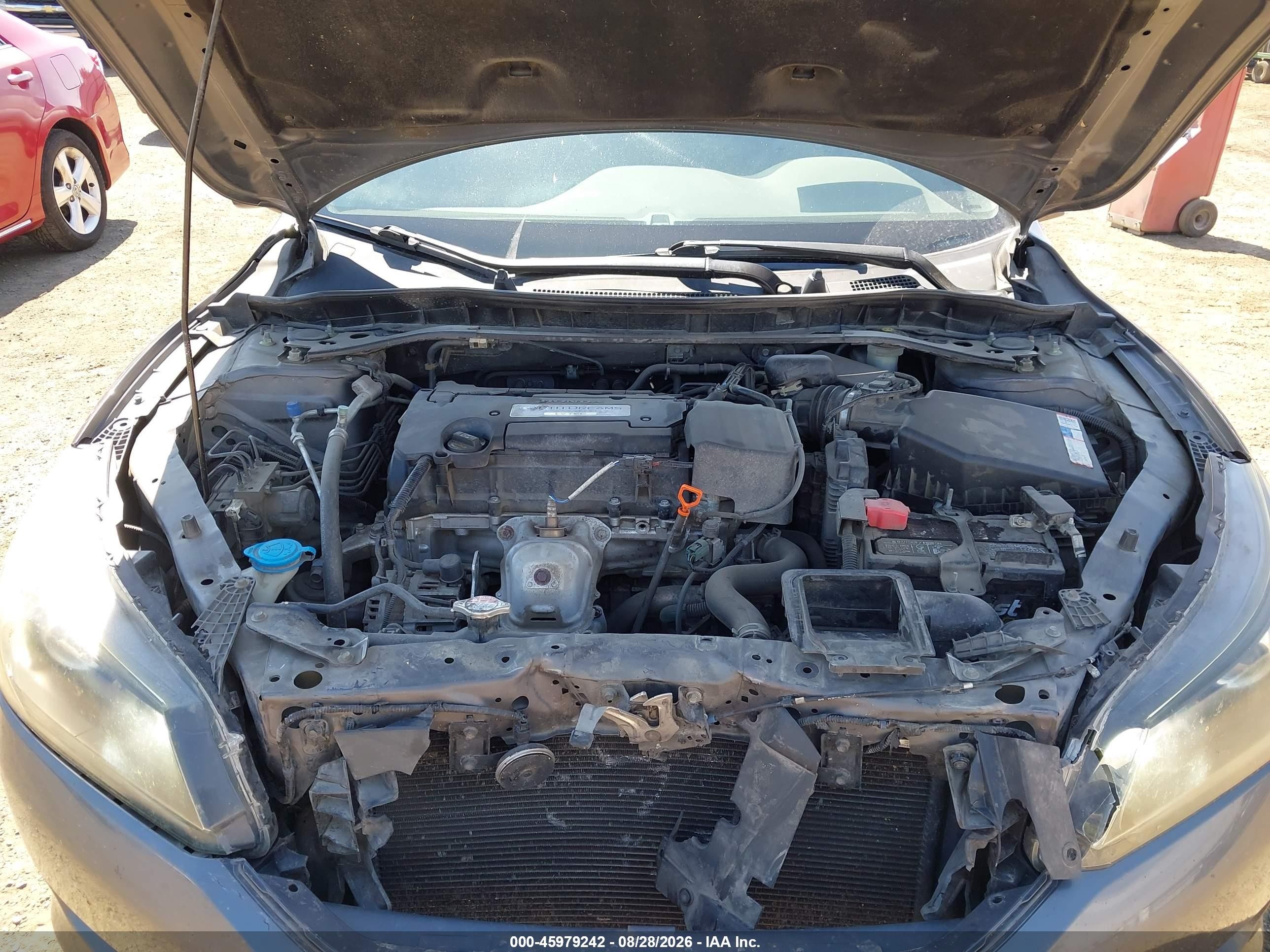 2015 Honda Accord Ex Gray vin: 1HGCR2F70FA207446