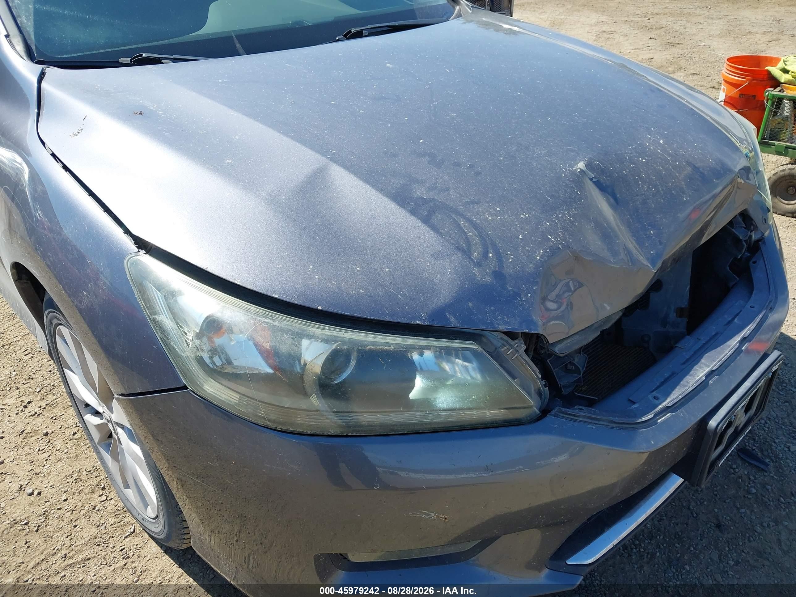 2015 Honda Accord Ex Gray vin: 1HGCR2F70FA207446