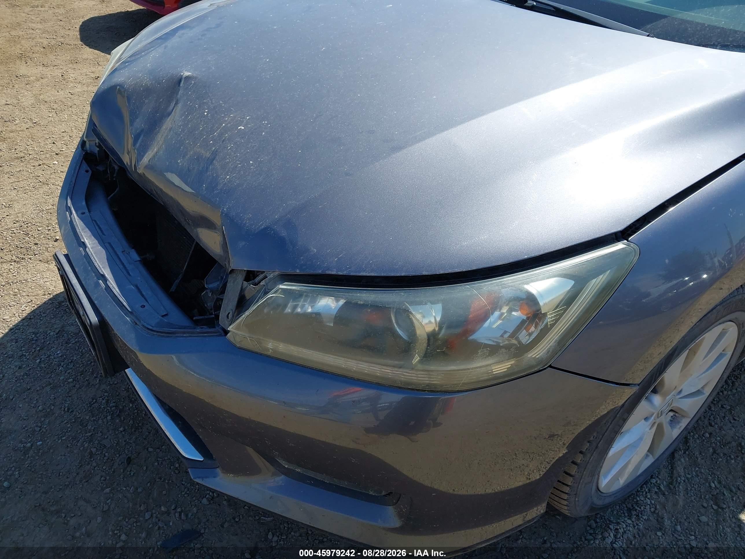 2015 Honda Accord Ex Gray vin: 1HGCR2F70FA207446