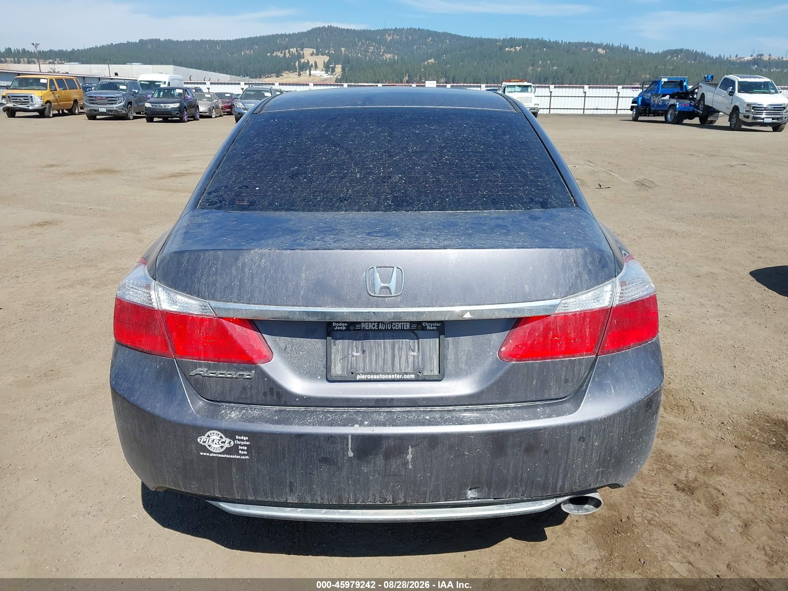 2015 Honda Accord Ex Gray vin: 1HGCR2F70FA207446