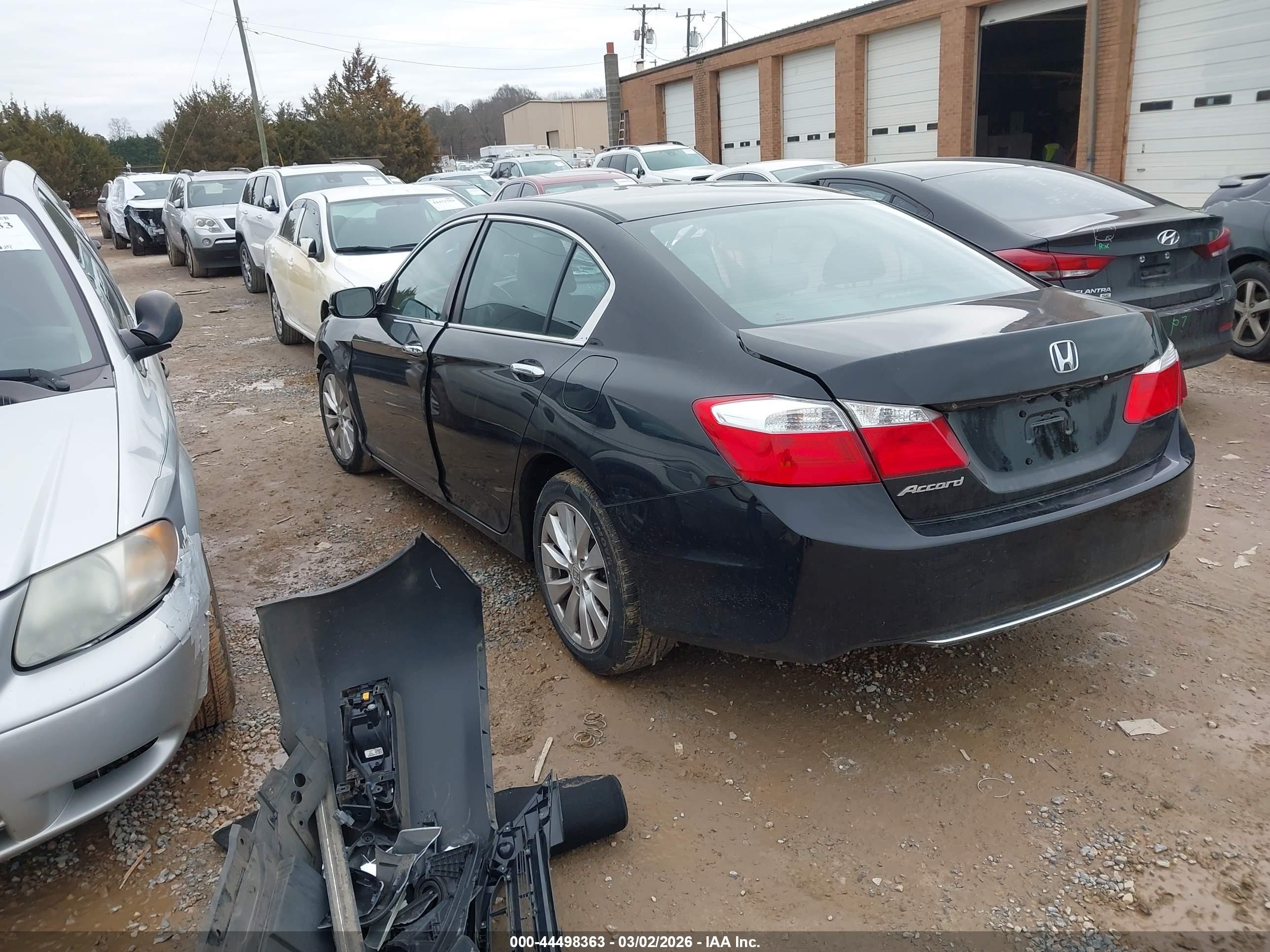 2015 Honda Accord Ex Black vin: 1HGCR2F70FA267503
