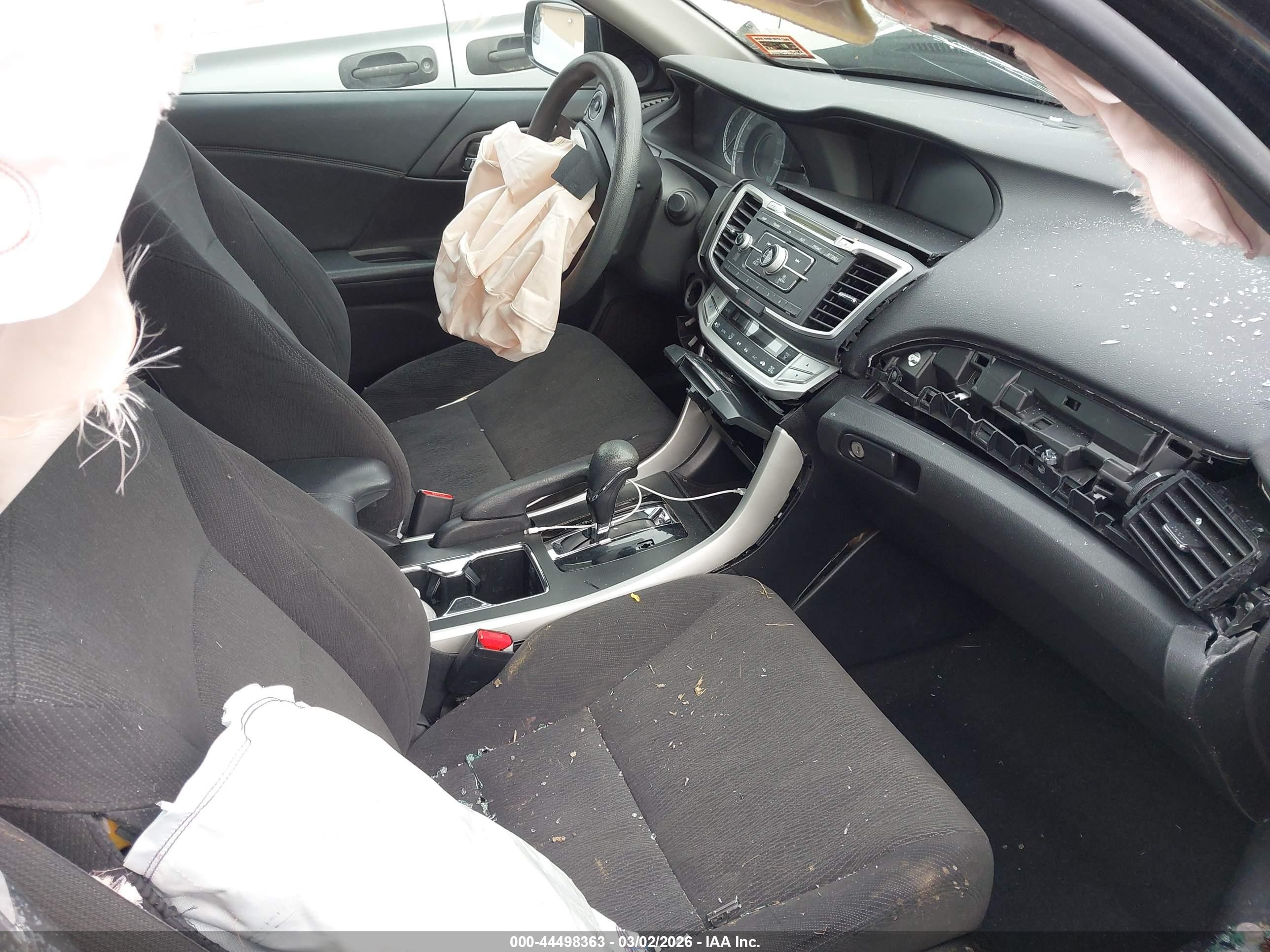 2015 Honda Accord Ex Black vin: 1HGCR2F70FA267503