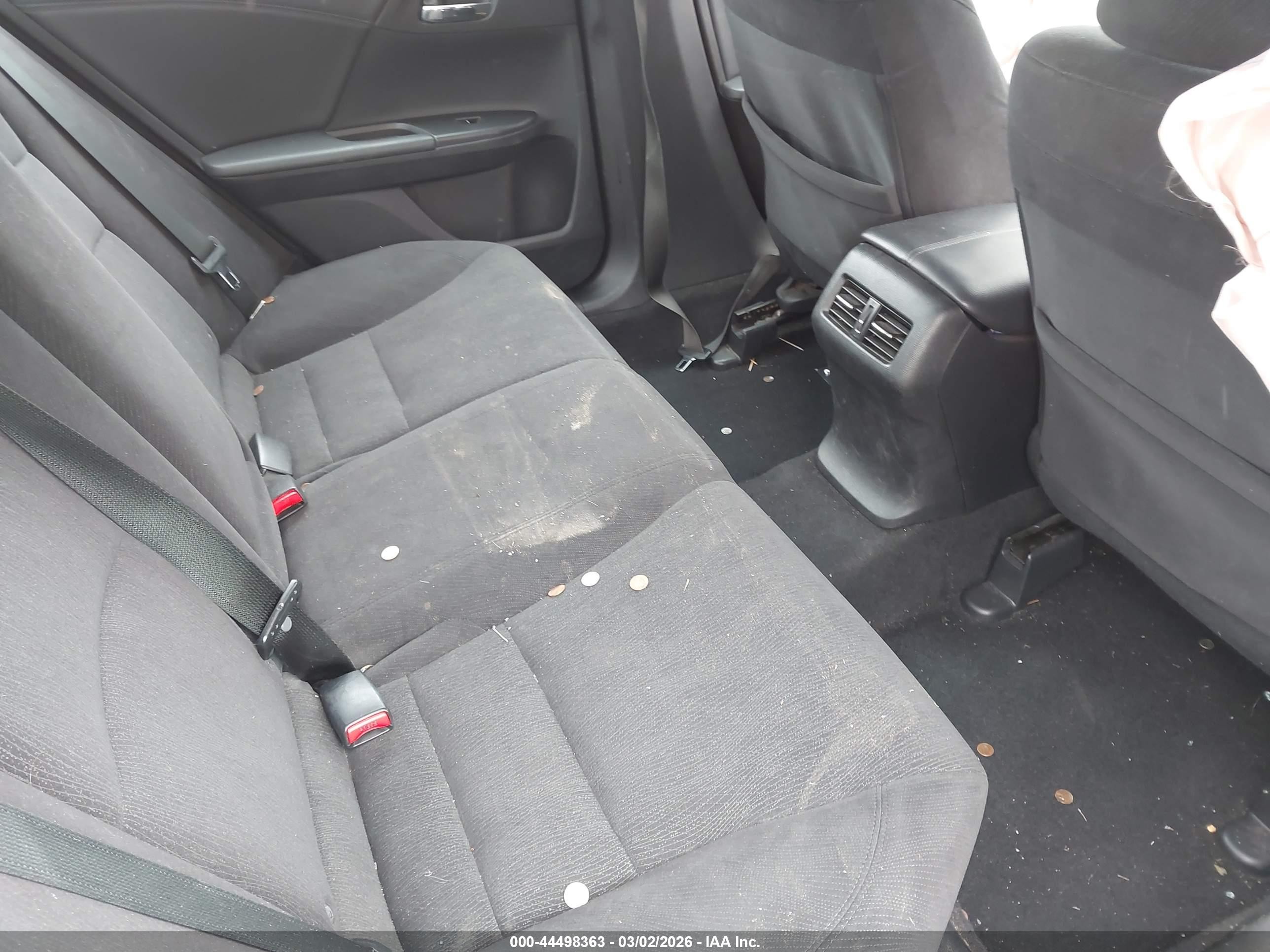 2015 Honda Accord Ex Black vin: 1HGCR2F70FA267503