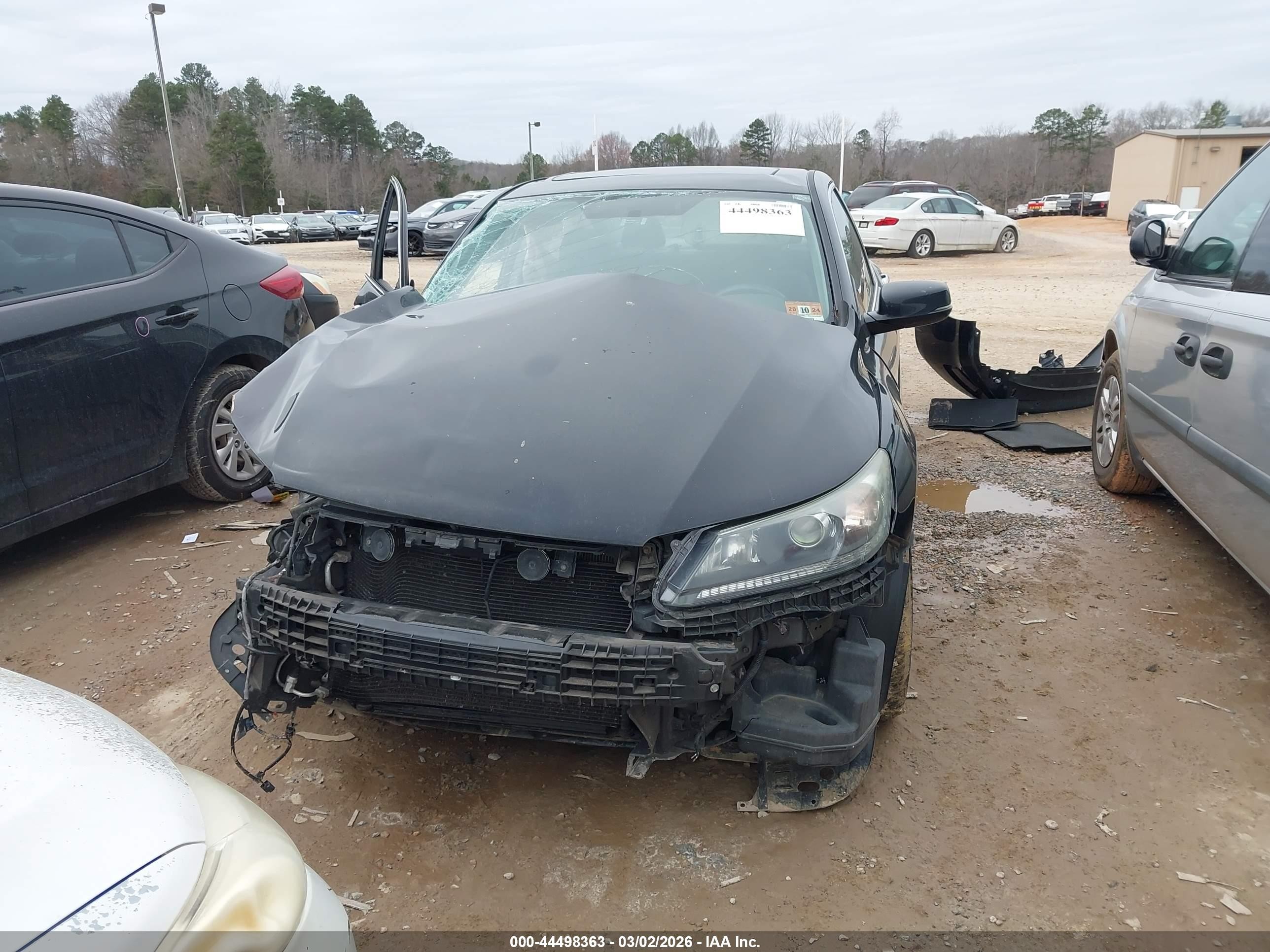 2015 Honda Accord Ex Black vin: 1HGCR2F70FA267503