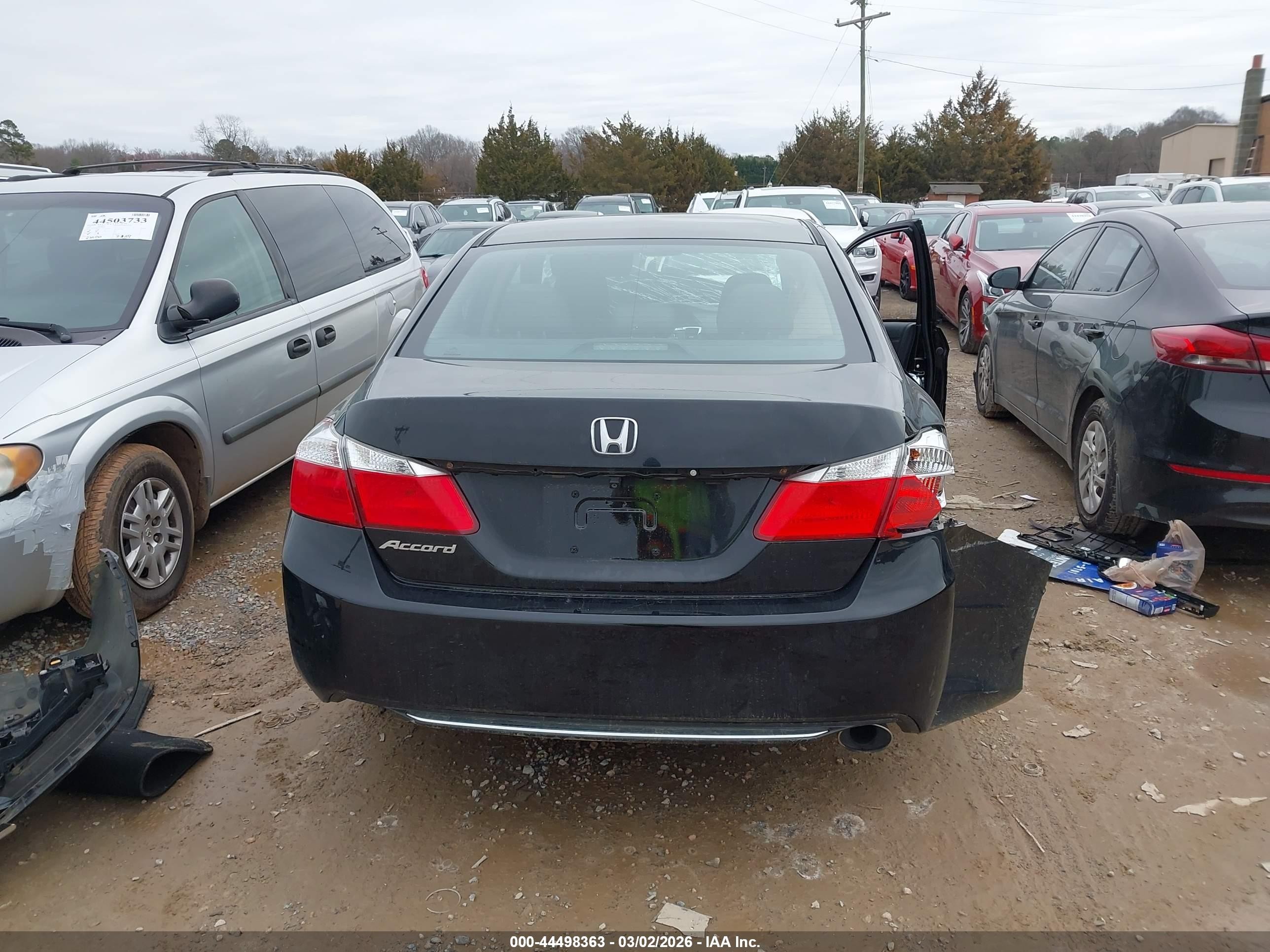 2015 Honda Accord Ex Black vin: 1HGCR2F70FA267503