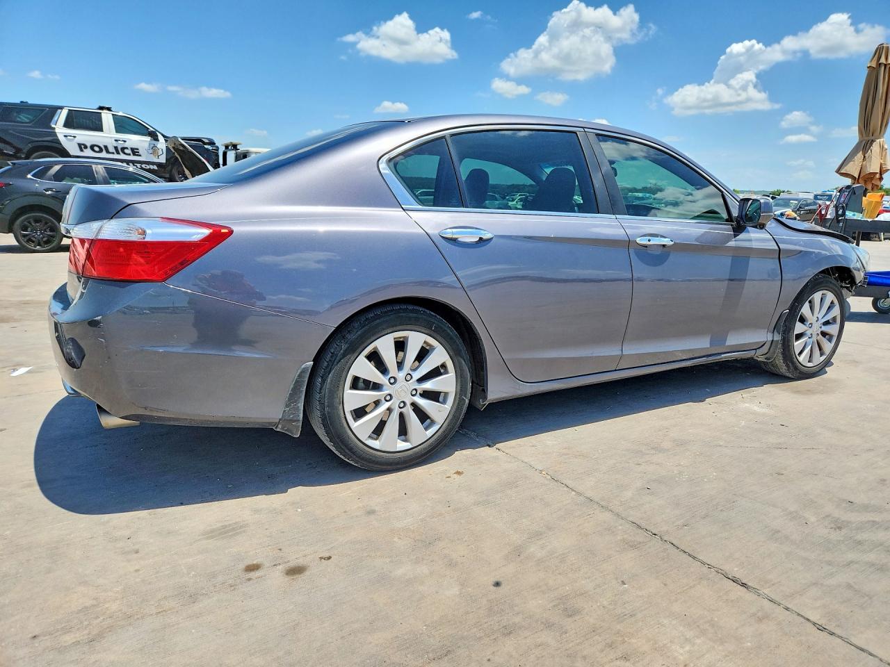 2013 Honda Accord Ex Серый vin: 1HGCR2F71DA021444
