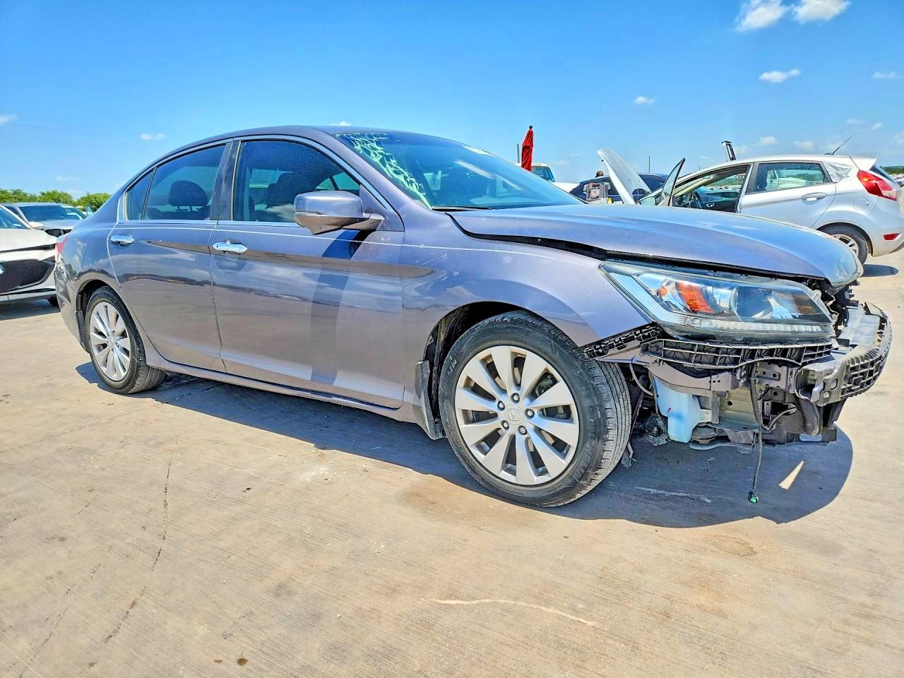 2013 Honda Accord Ex Серый vin: 1HGCR2F71DA021444