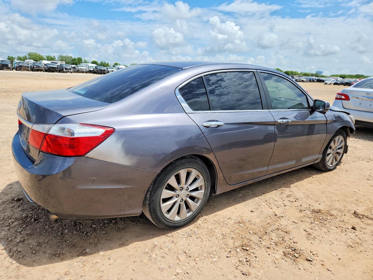 2013 Honda Accord Ex Silver vin: 1HGCR2F71DA027454