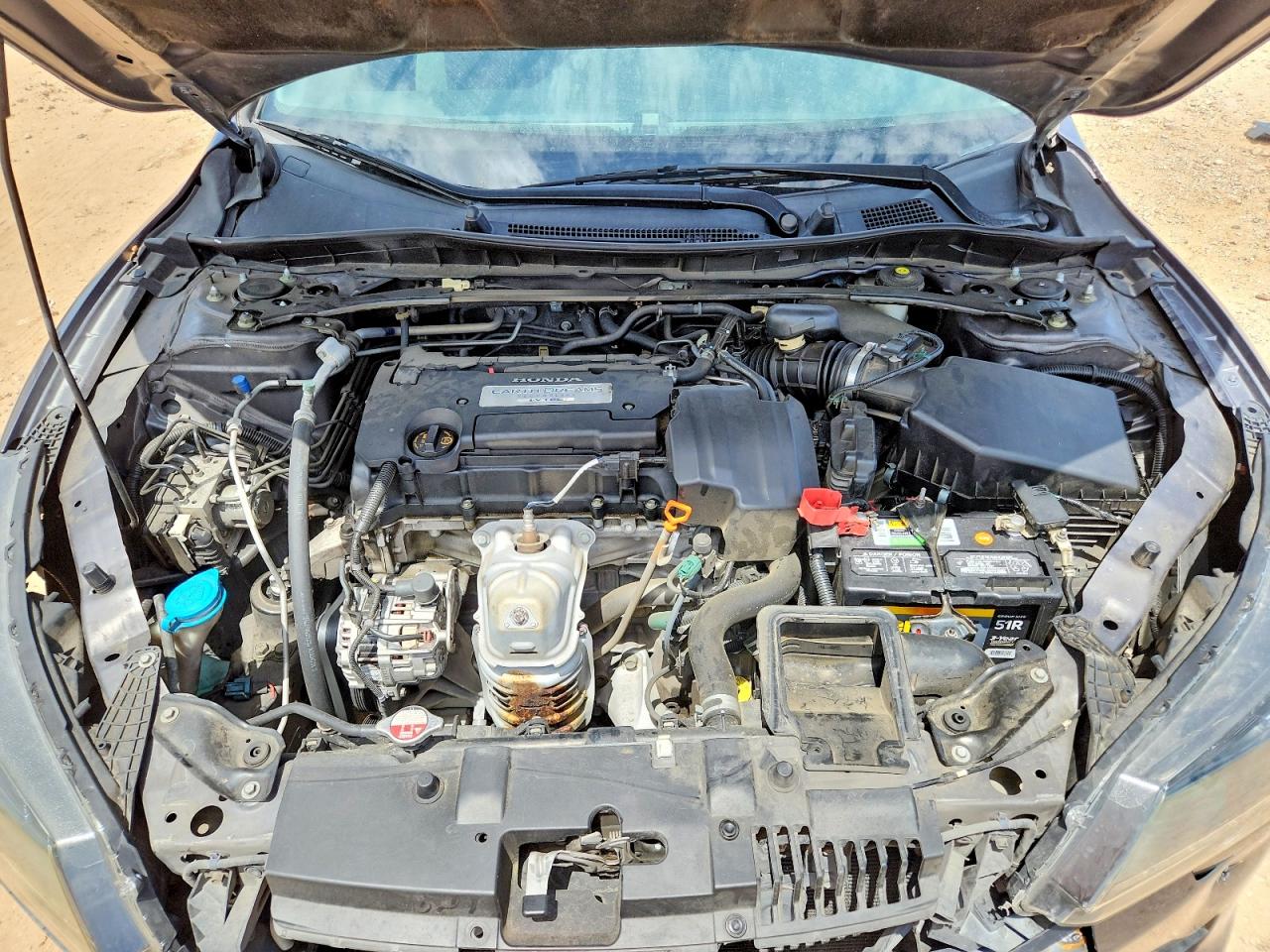 2013 Honda Accord Ex Silver vin: 1HGCR2F71DA027454