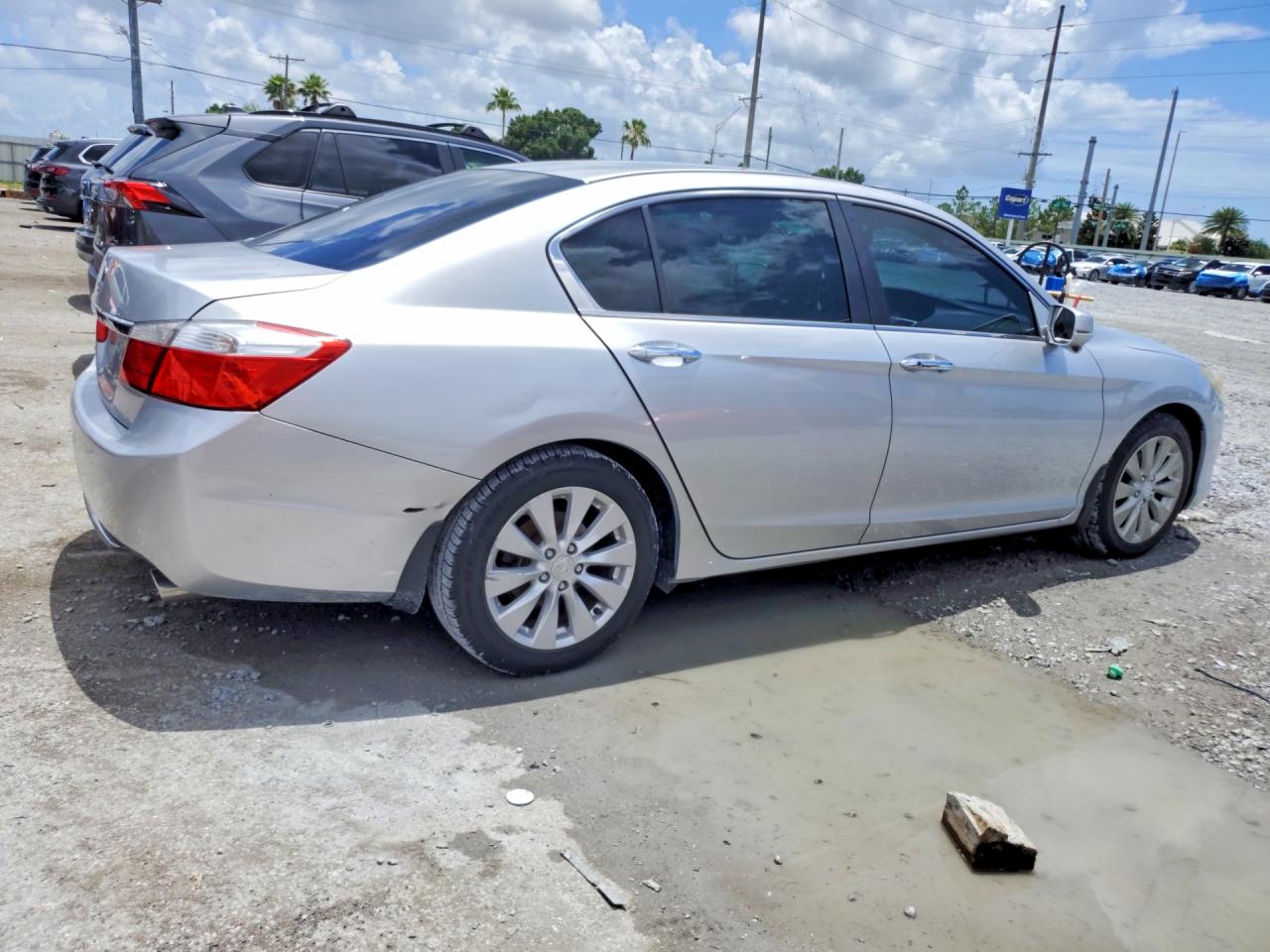 2013 Honda Accord Ex Silver vin: 1HGCR2F71DA081837