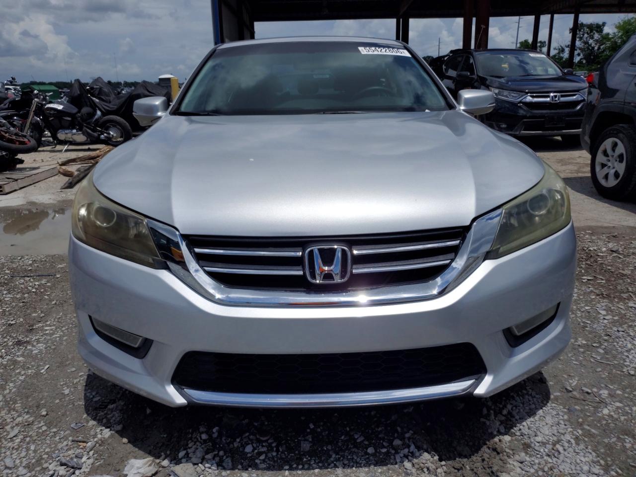 2013 Honda Accord Ex Silver vin: 1HGCR2F71DA081837
