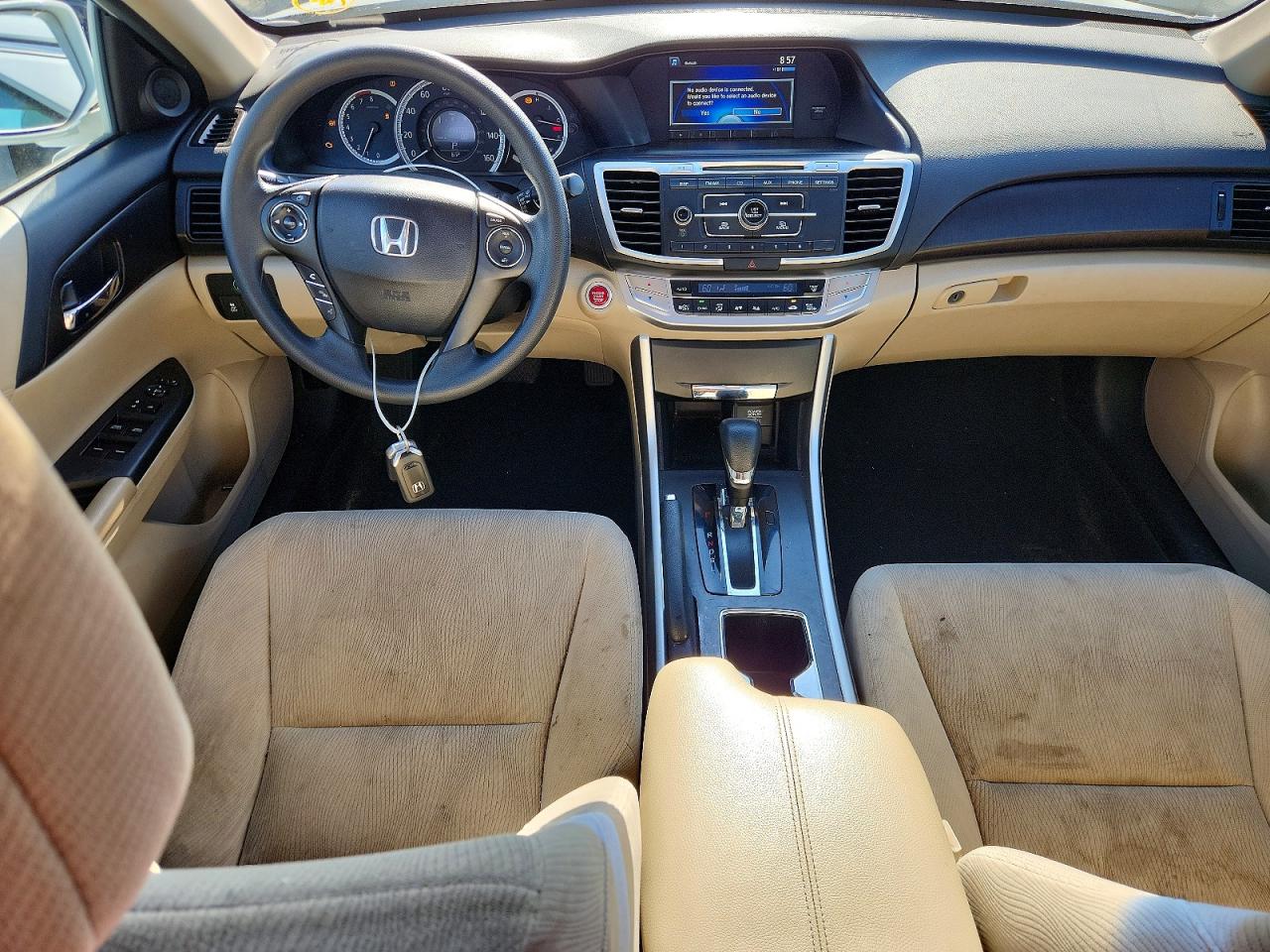 2013 Honda Accord Ex White vin: 1HGCR2F71DA099819