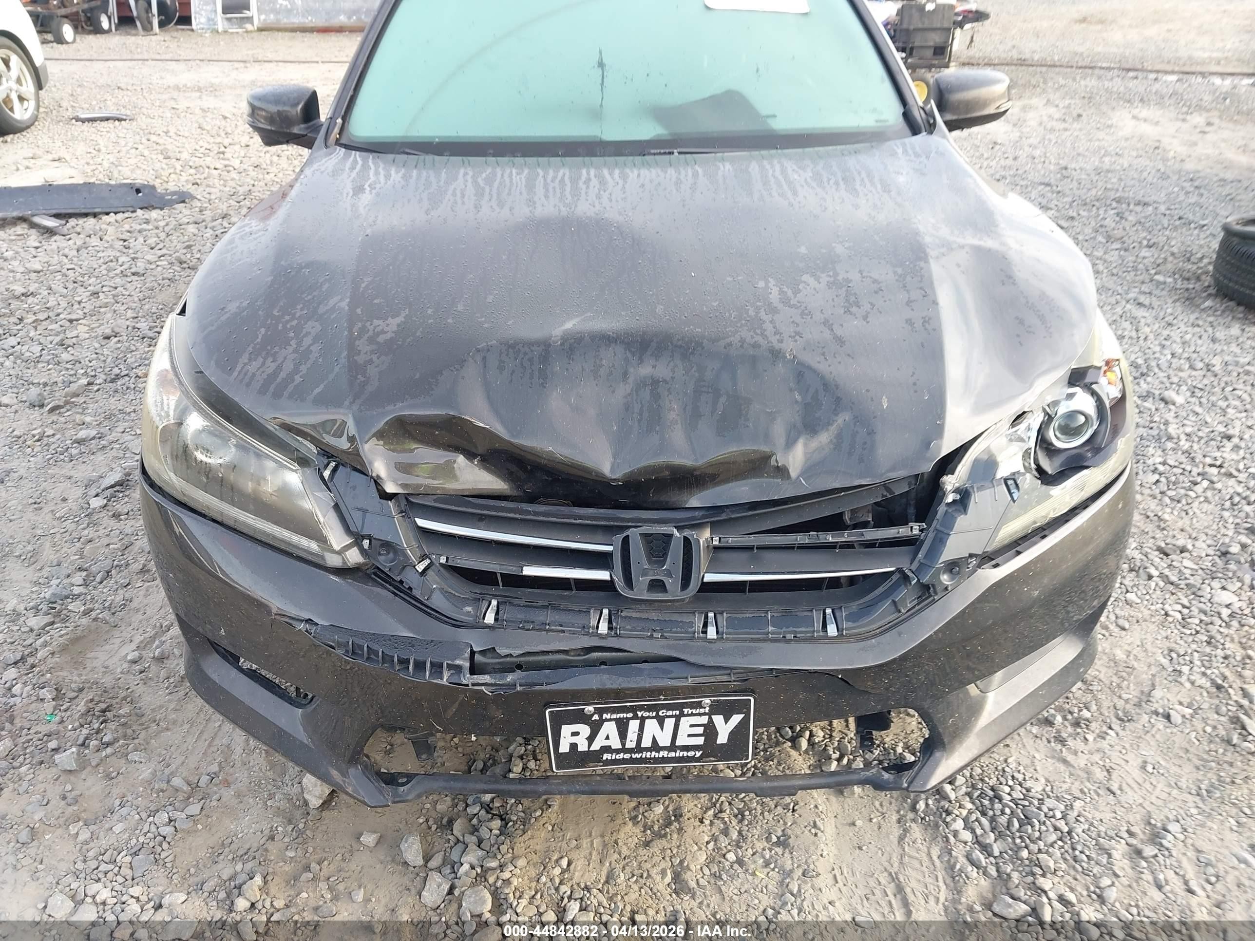 2013 Honda Accord Ex Gray vin: 1HGCR2F71DA123214
