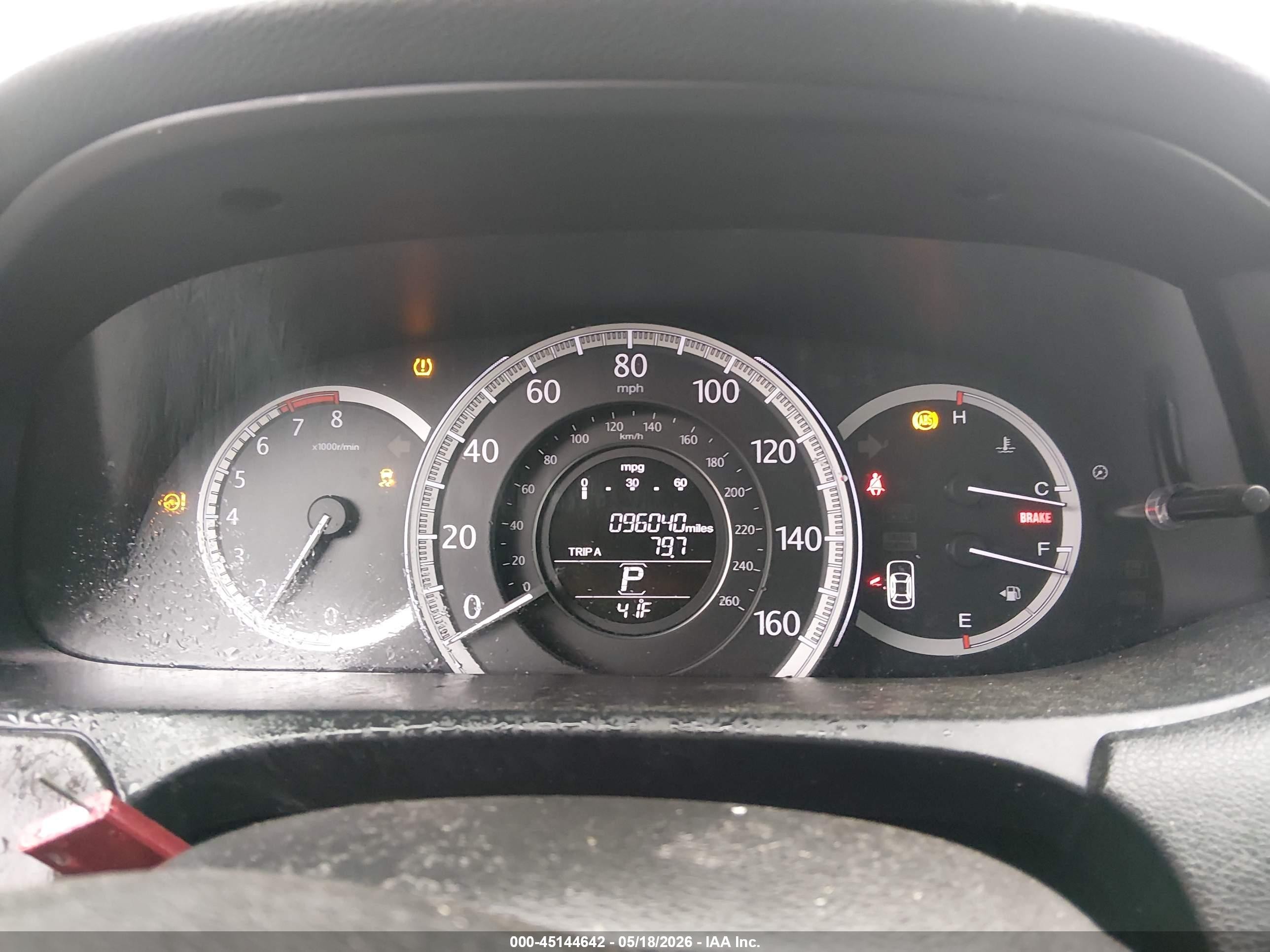 2013 Honda Accord Ex Черный vin: 1HGCR2F71DA156150