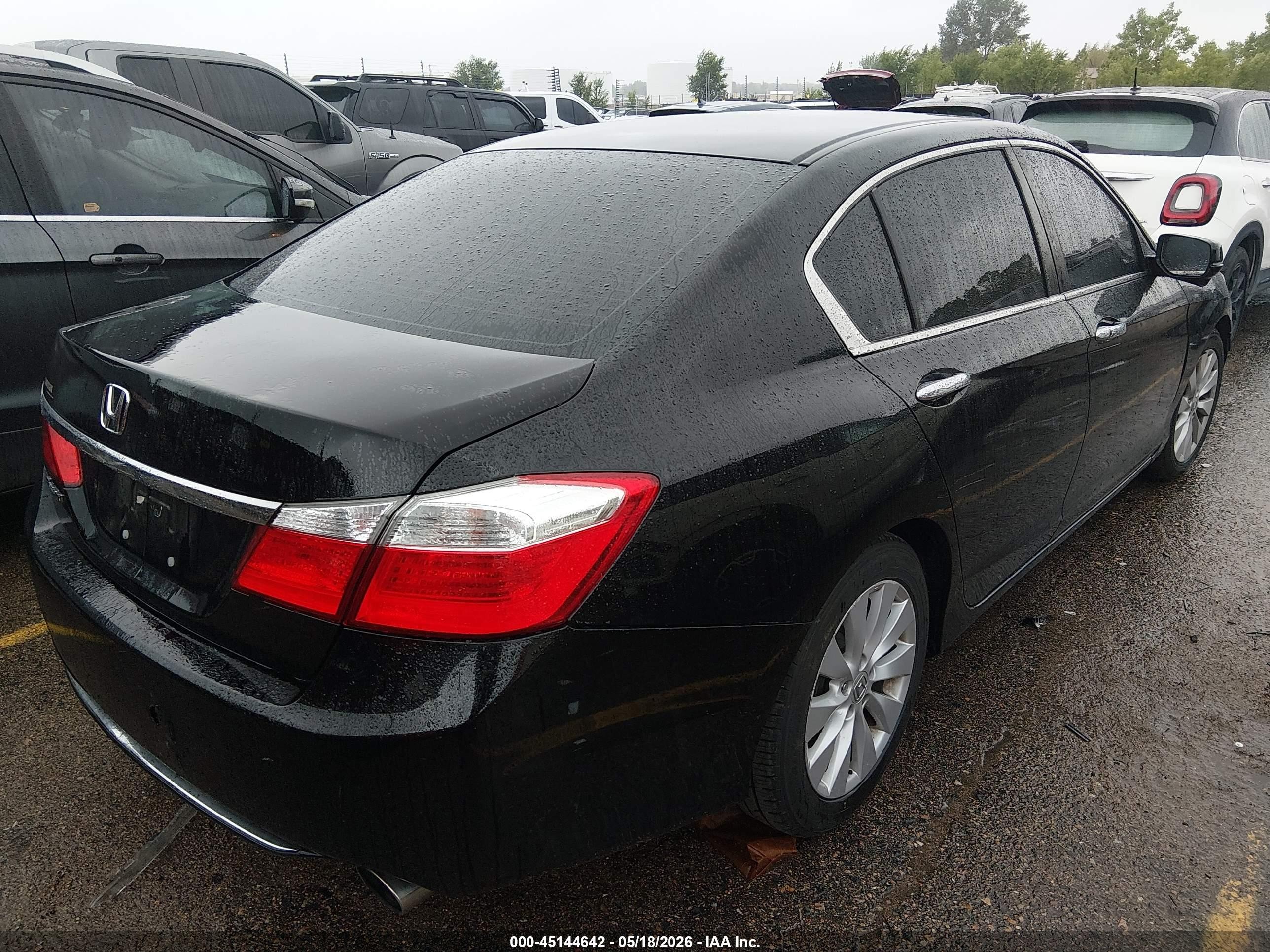 2013 Honda Accord Ex Черный vin: 1HGCR2F71DA156150