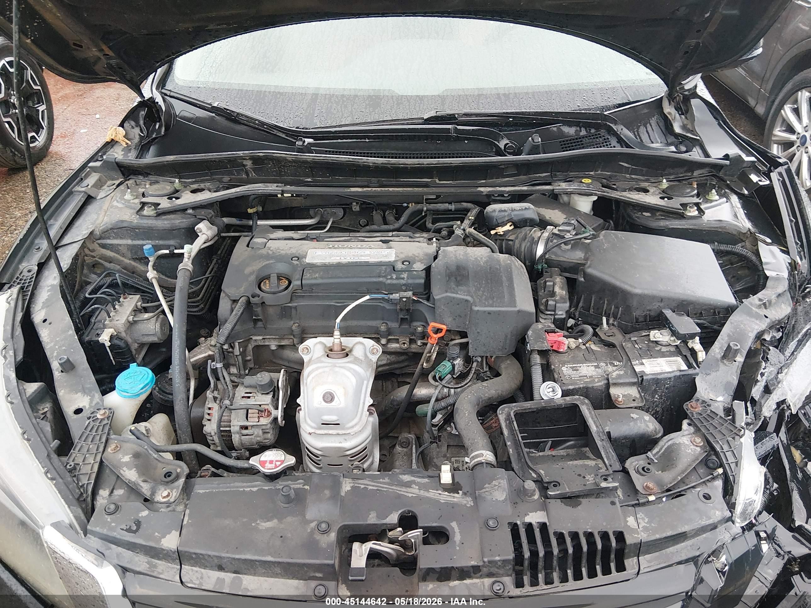 2013 Honda Accord Ex Черный vin: 1HGCR2F71DA156150