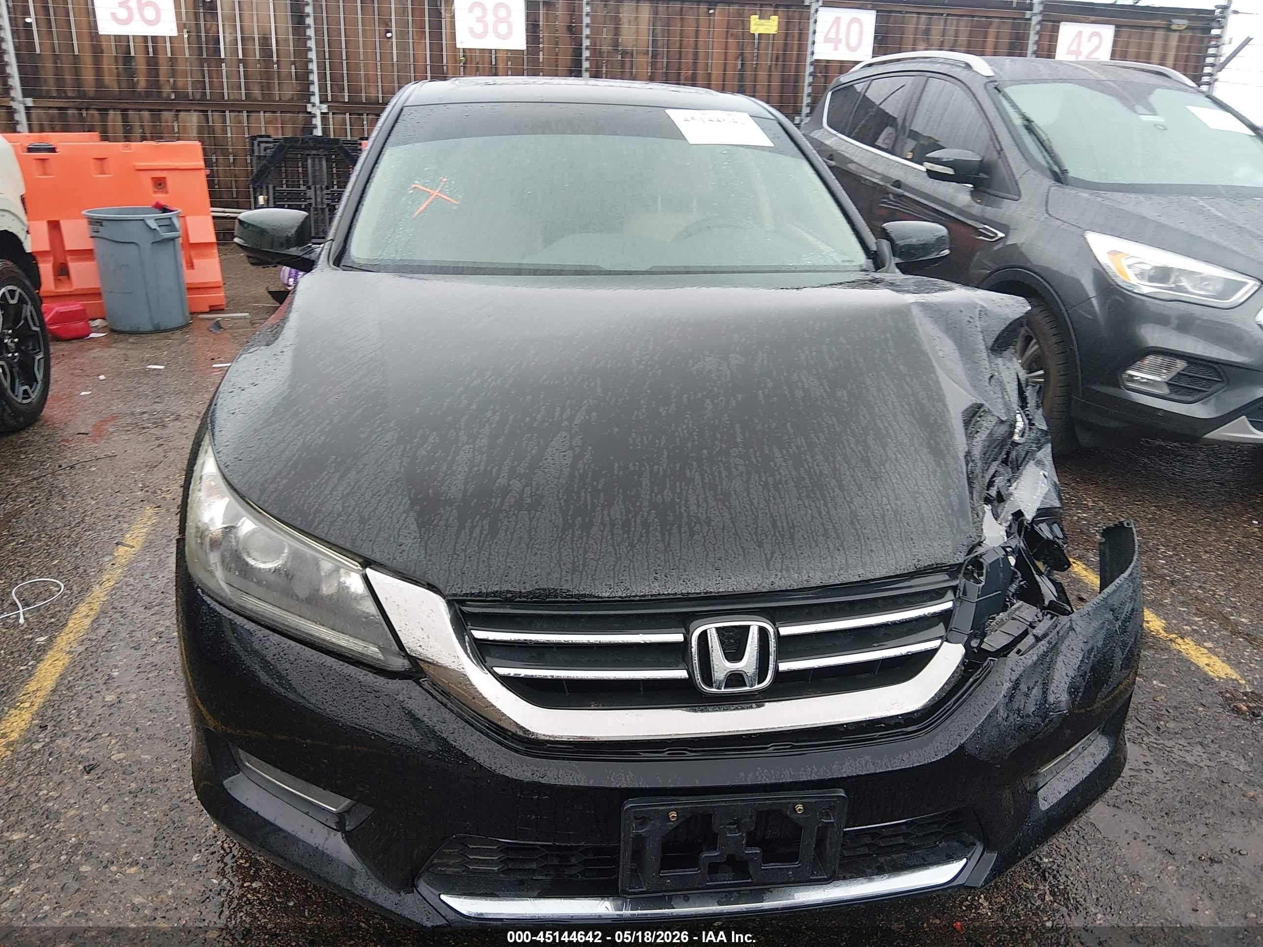 2013 Honda Accord Ex Черный vin: 1HGCR2F71DA156150