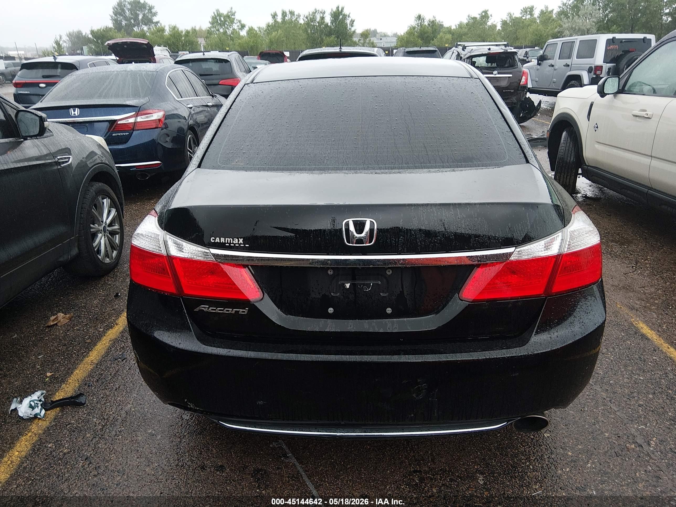 2013 Honda Accord Ex Черный vin: 1HGCR2F71DA156150