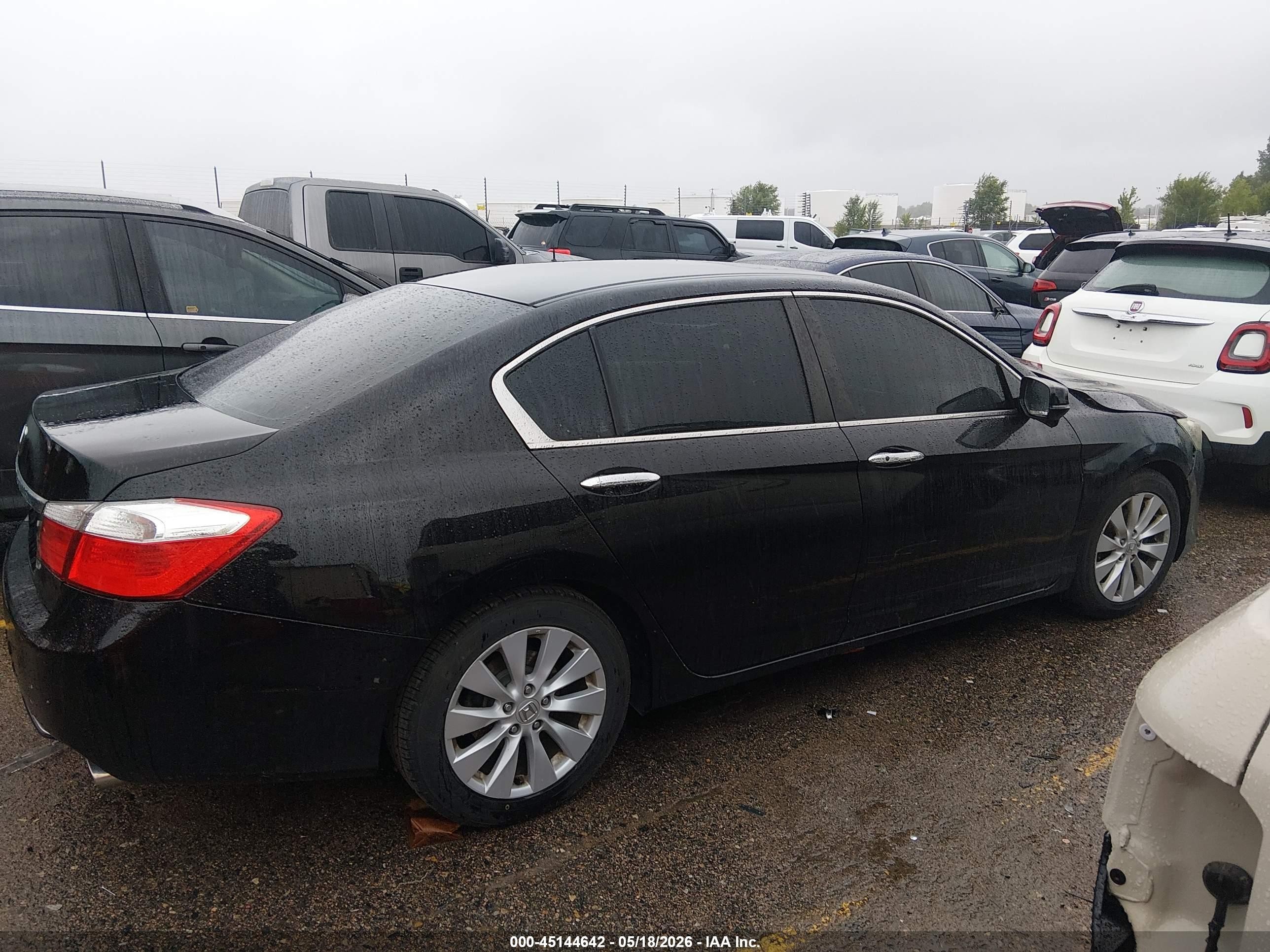 2013 Honda Accord Ex Черный vin: 1HGCR2F71DA156150