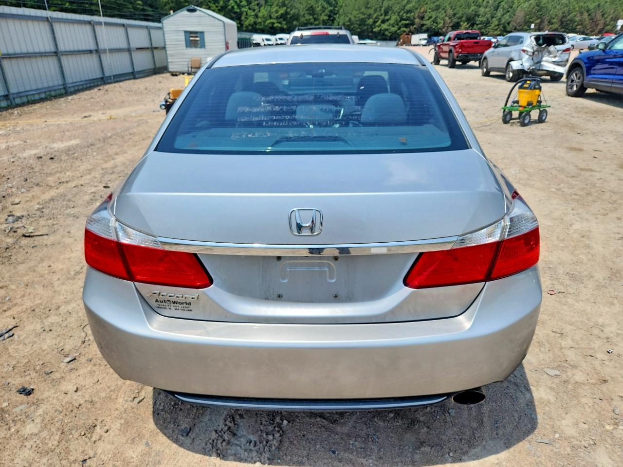 2013 Honda Accord Ex Silver vin: 1HGCR2F71DA194526