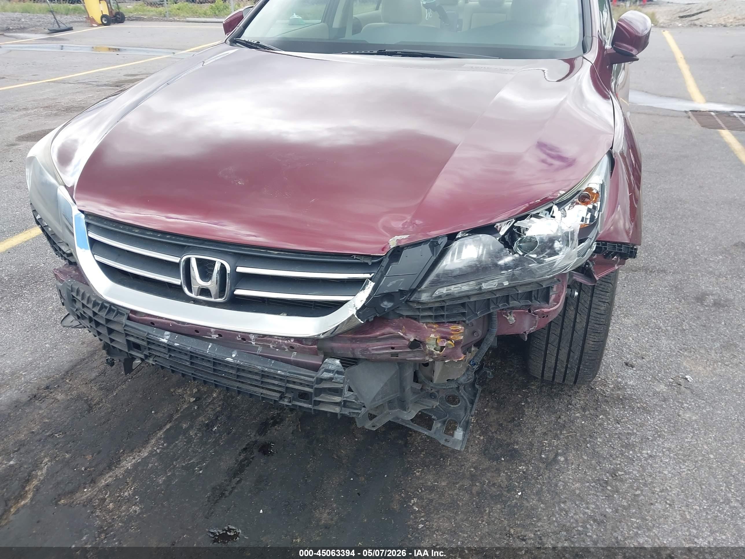 2013 Honda Accord Ex Burgundy vin: 1HGCR2F71DA208344