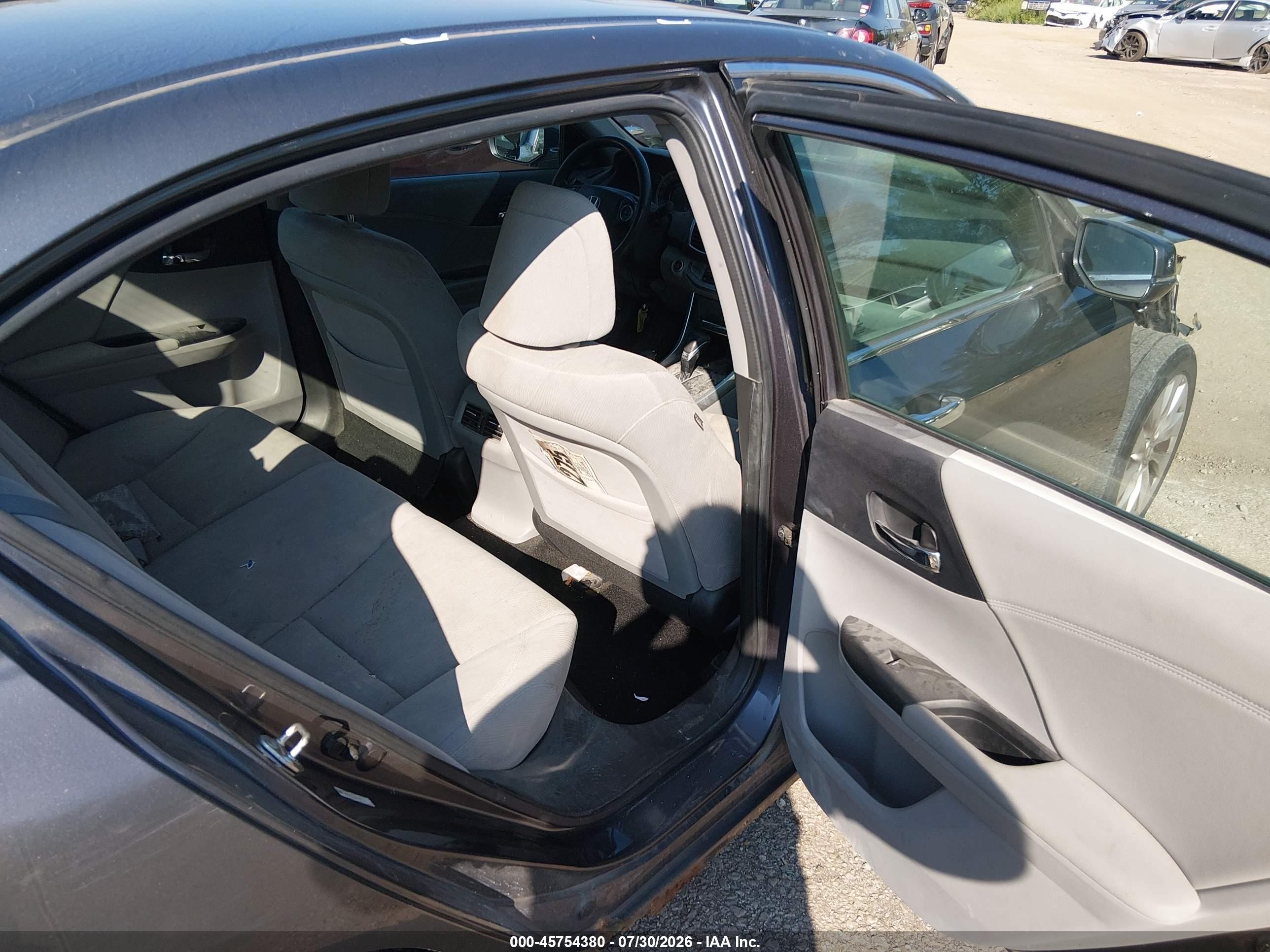 2013 Honda Accord Ex Gray vin: 1HGCR2F71DA218212
